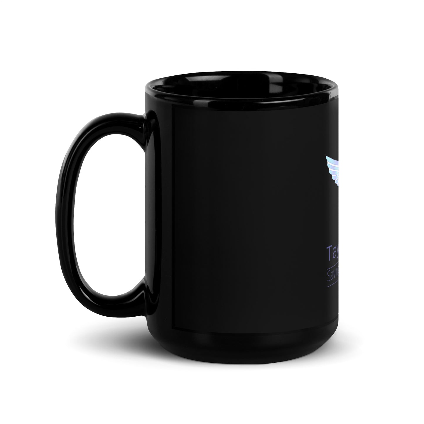 Taylor Rudd's Saving Grace Foundation Black Glossy Mug