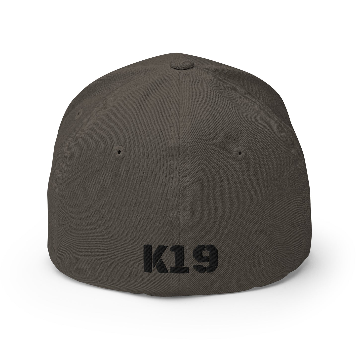Black text W/ K19 logo embroidered Cap