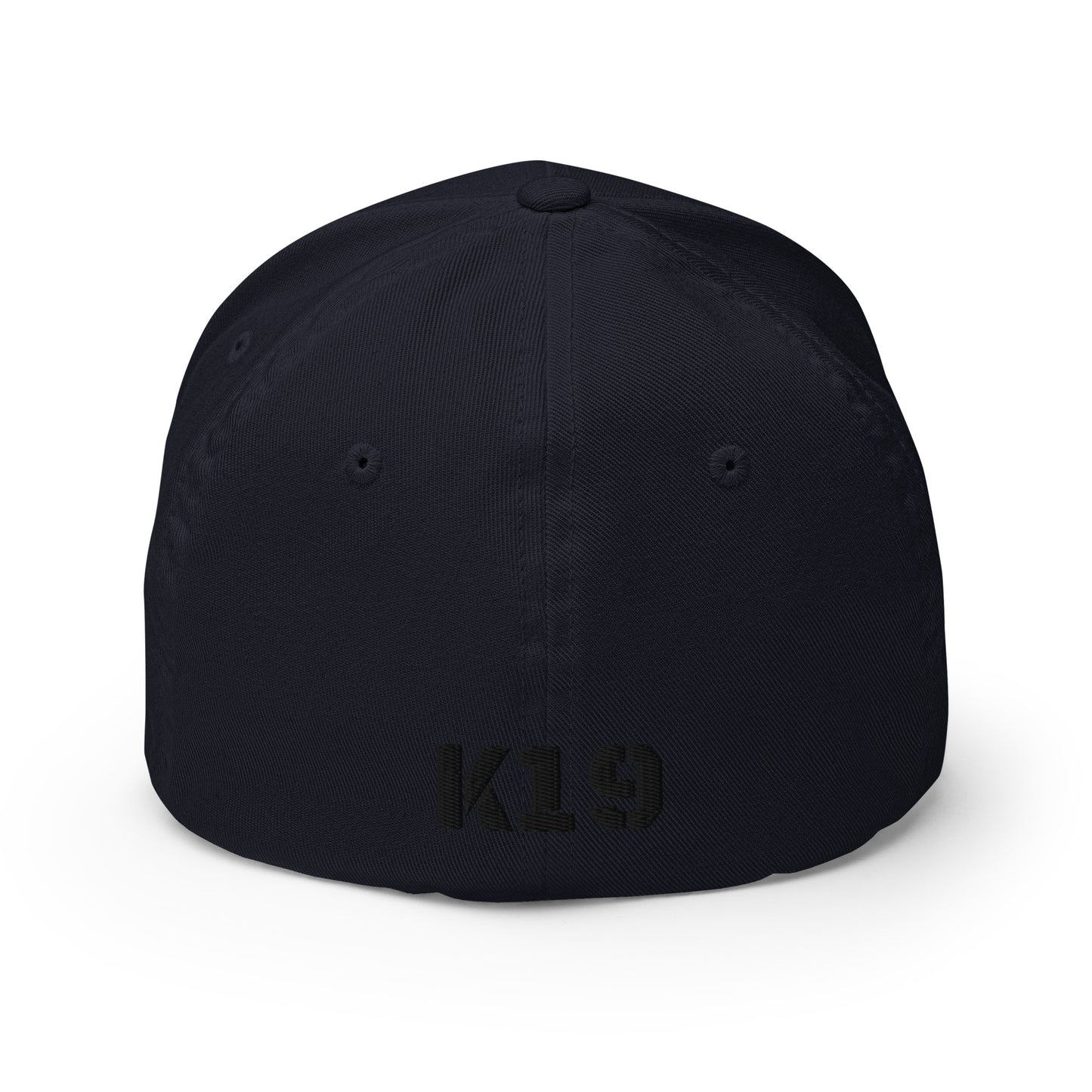 Black text W/ K19 logo embroidered Cap