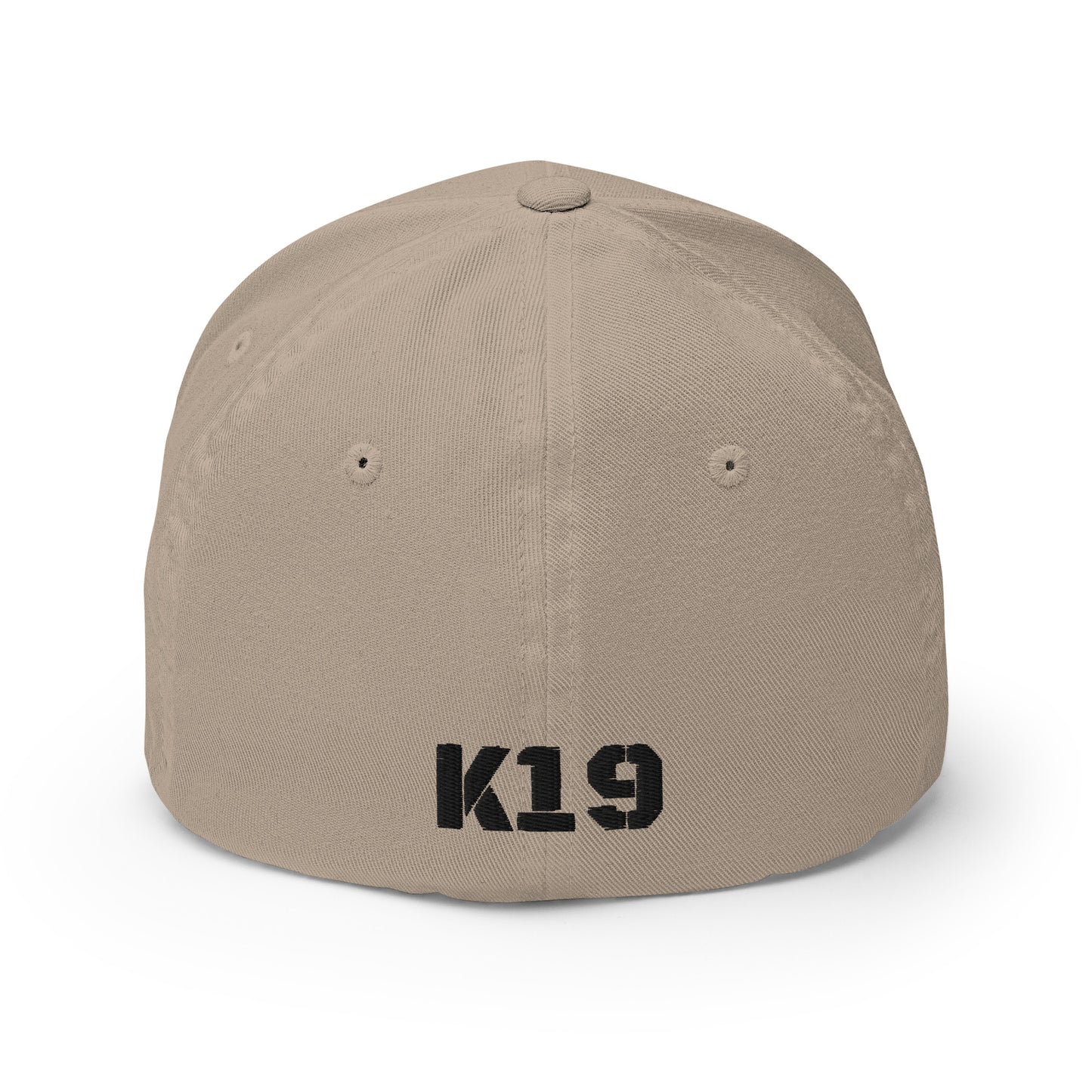 Black text W/ K19 logo embroidered Cap