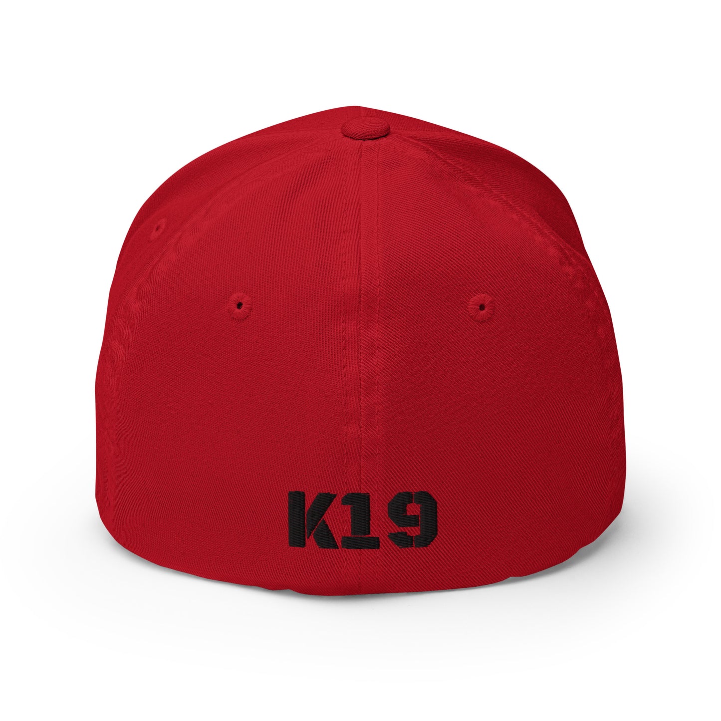 Black text W/ K19 logo embroidered Cap