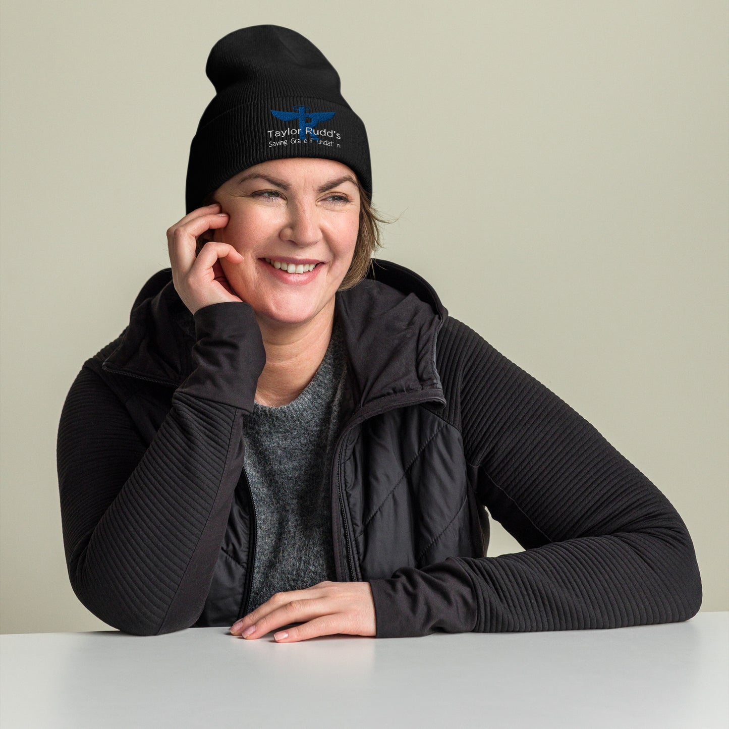 Taylor Rudd's Saving Grace Foundation Cuffed Beanie
