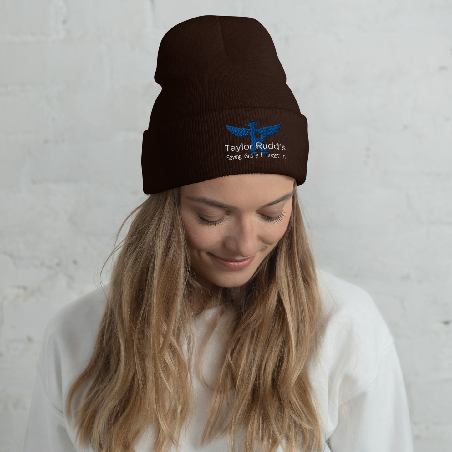 Taylor Rudd's Saving Grace Foundation Cuffed Beanie