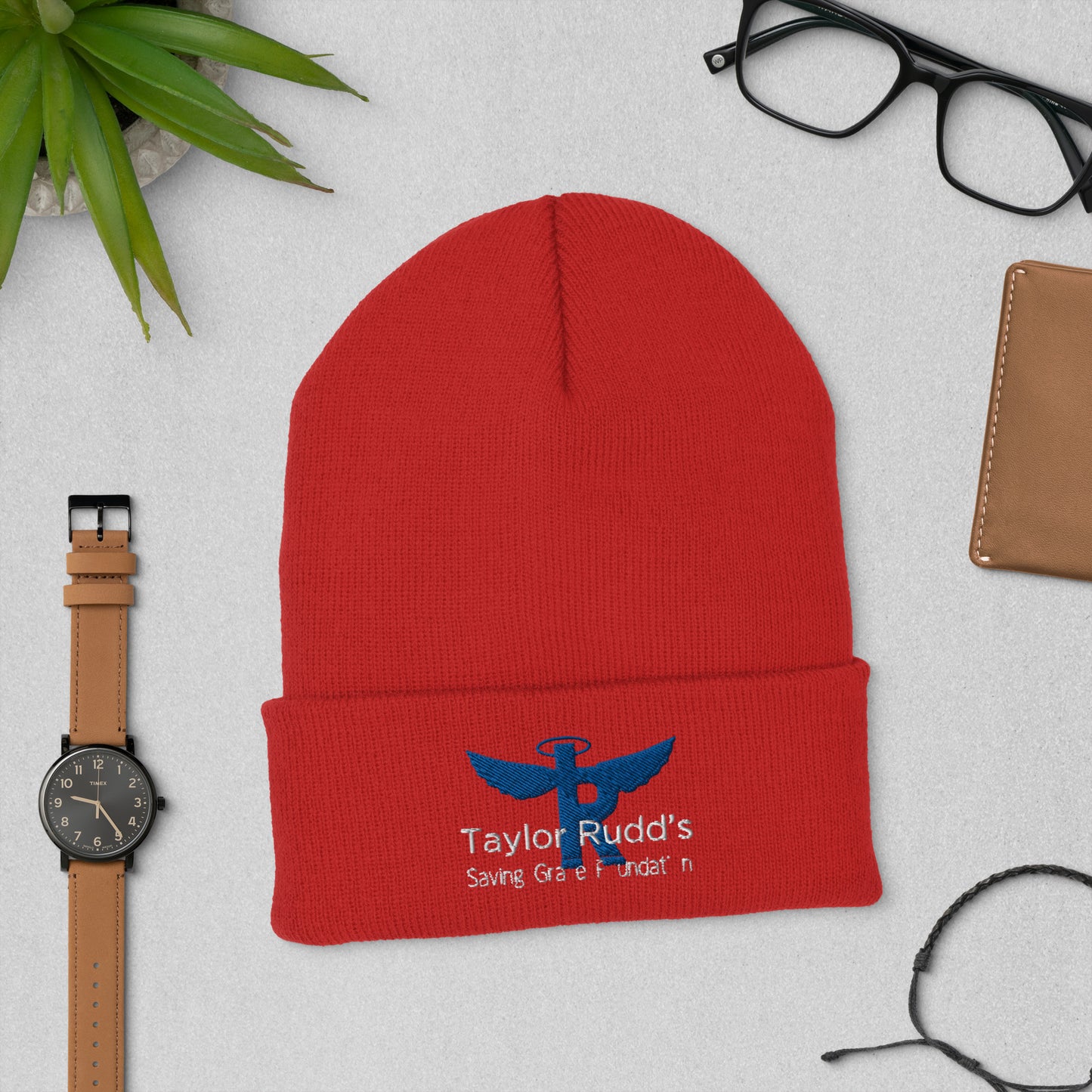 Taylor Rudd's Saving Grace Foundation Cuffed Beanie