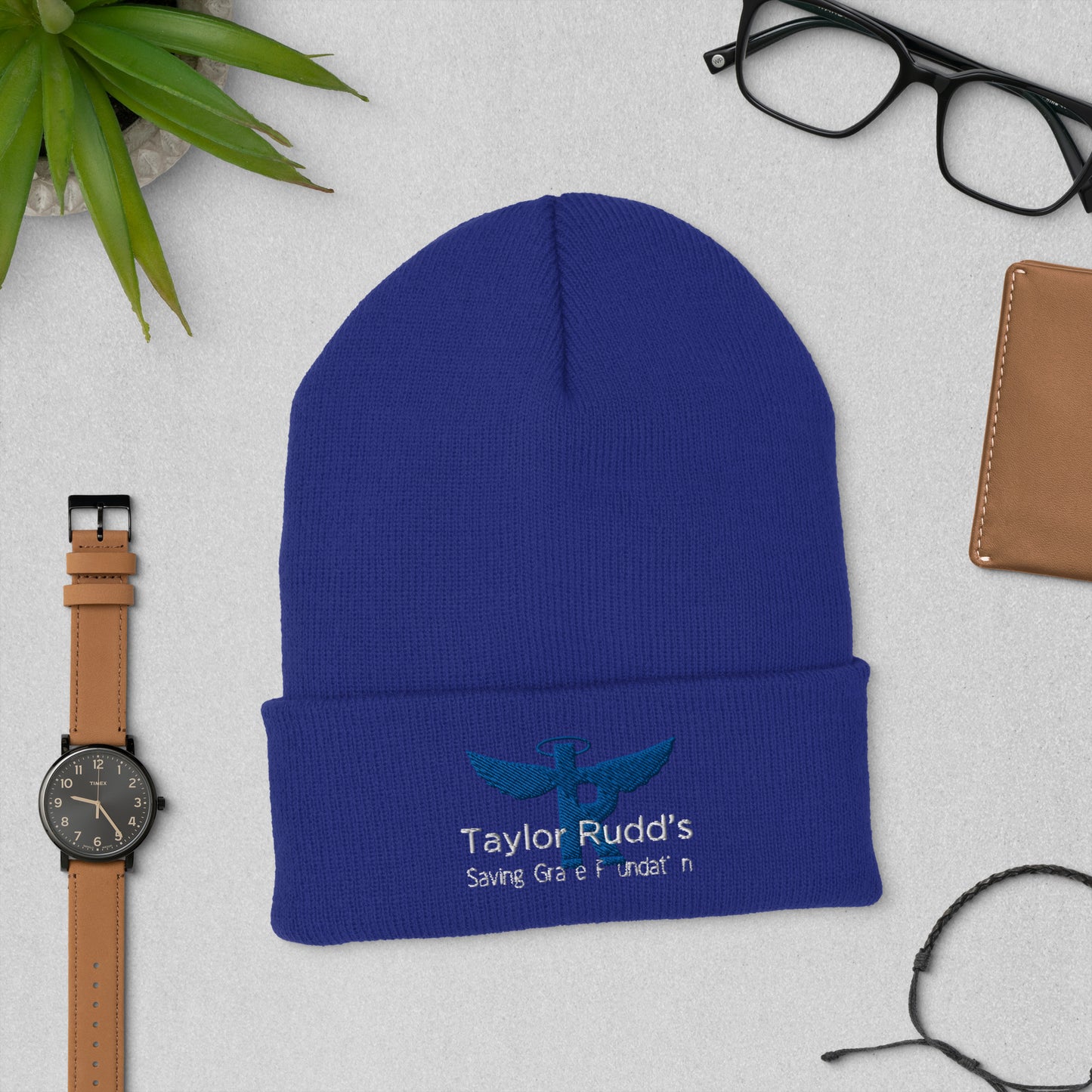 Taylor Rudd's Saving Grace Foundation Cuffed Beanie