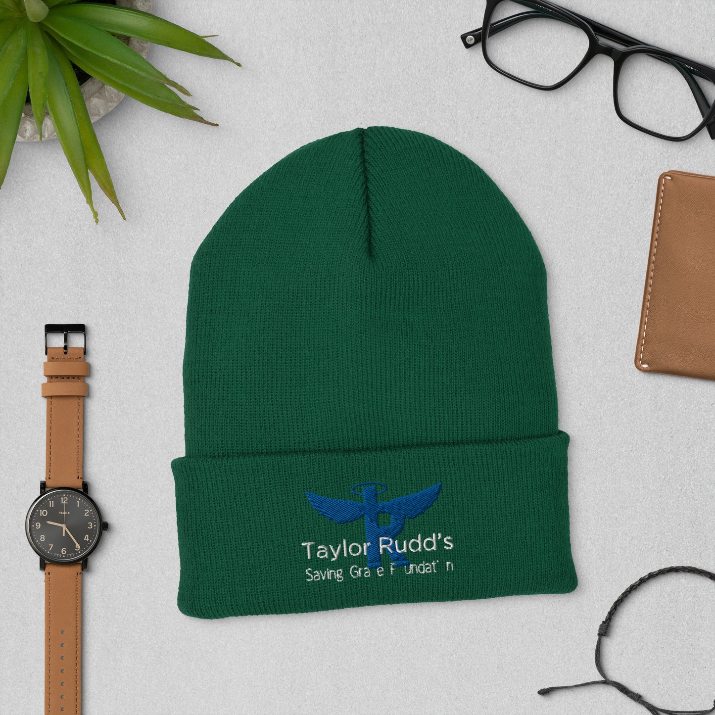 Taylor Rudd's Saving Grace Foundation Cuffed Beanie