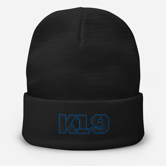 K19 Embroidered Beanie
