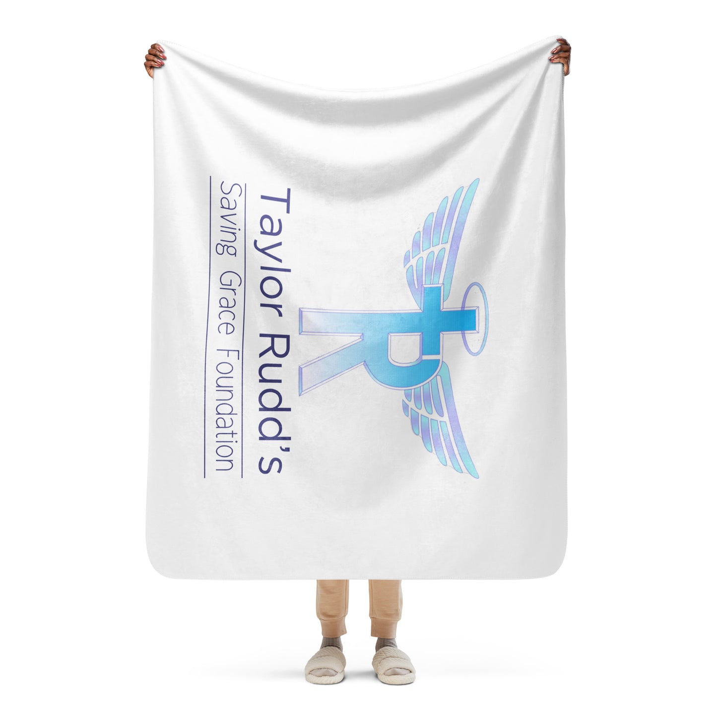 Taylor Rudd's Saving Grace Foundation Sherpa blanket