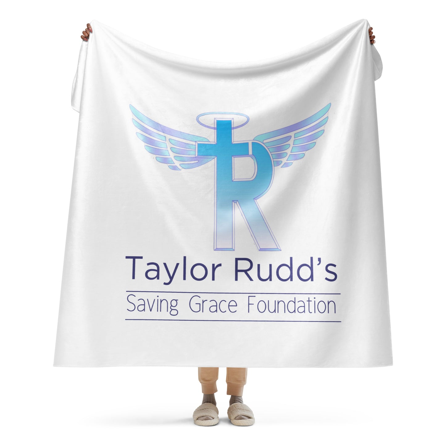 Taylor Rudd's Saving Grace Foundation Sherpa blanket