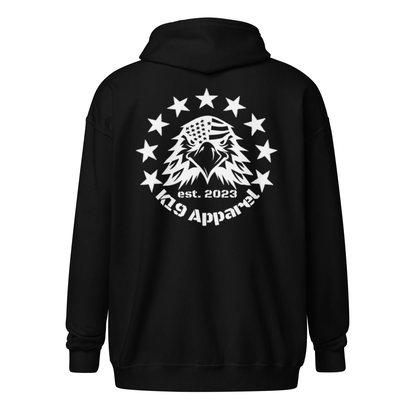 K19 Logo zip hoodie