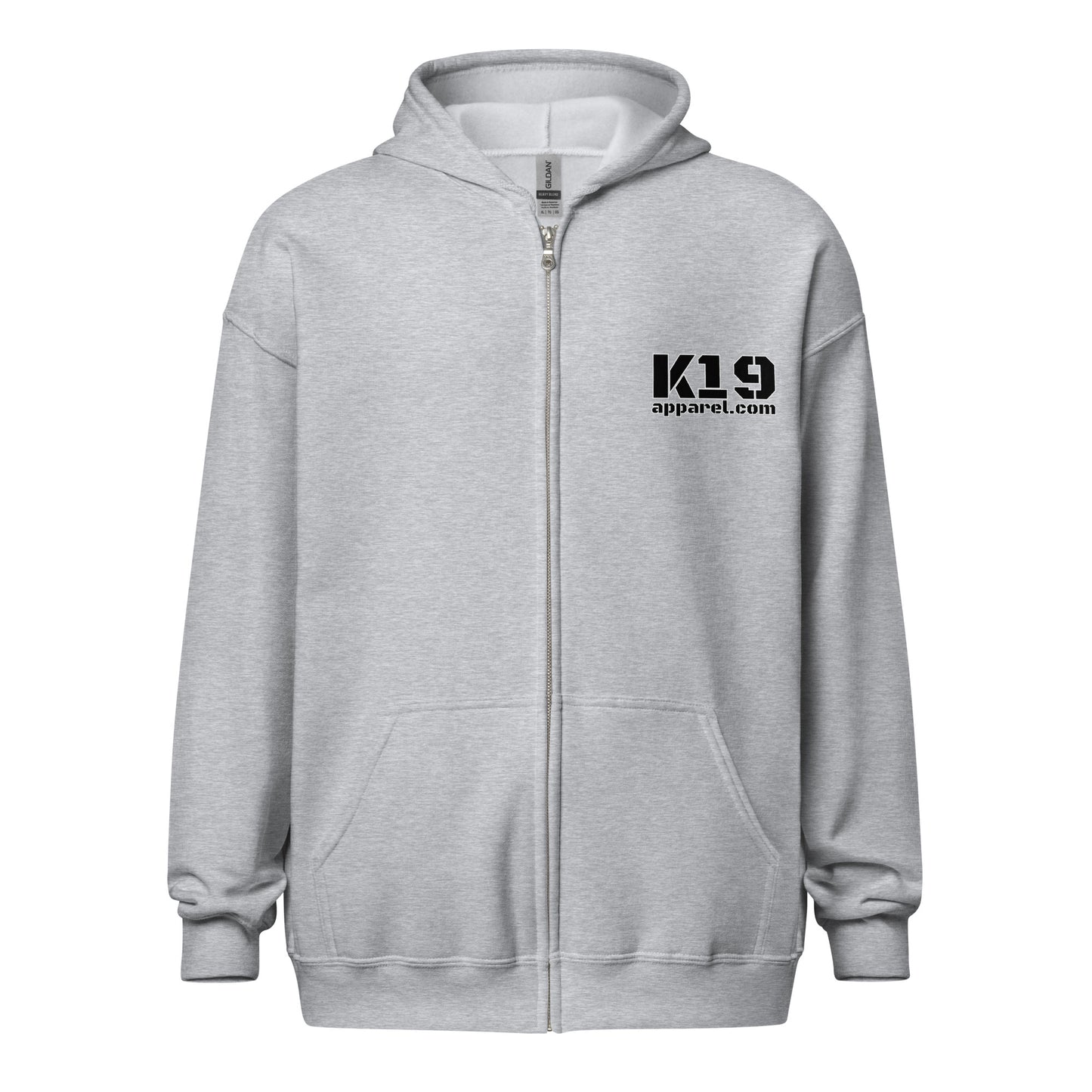 100% American zip hoodie