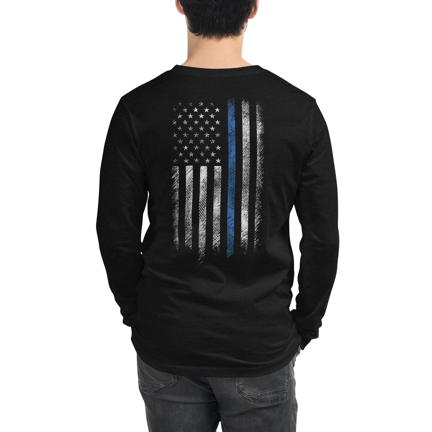 Thin Blue Line Unisex Long Sleeve Tee