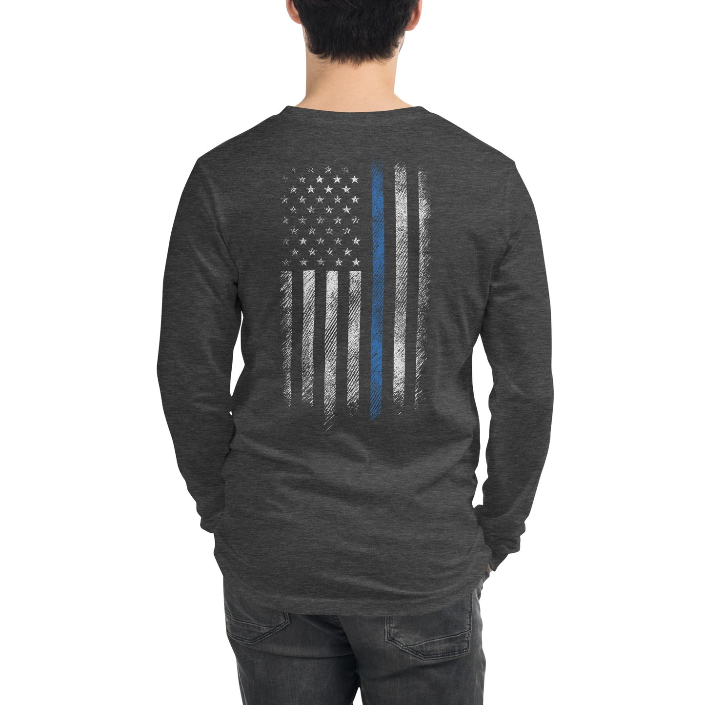 Thin Blue Line Unisex Long Sleeve Tee