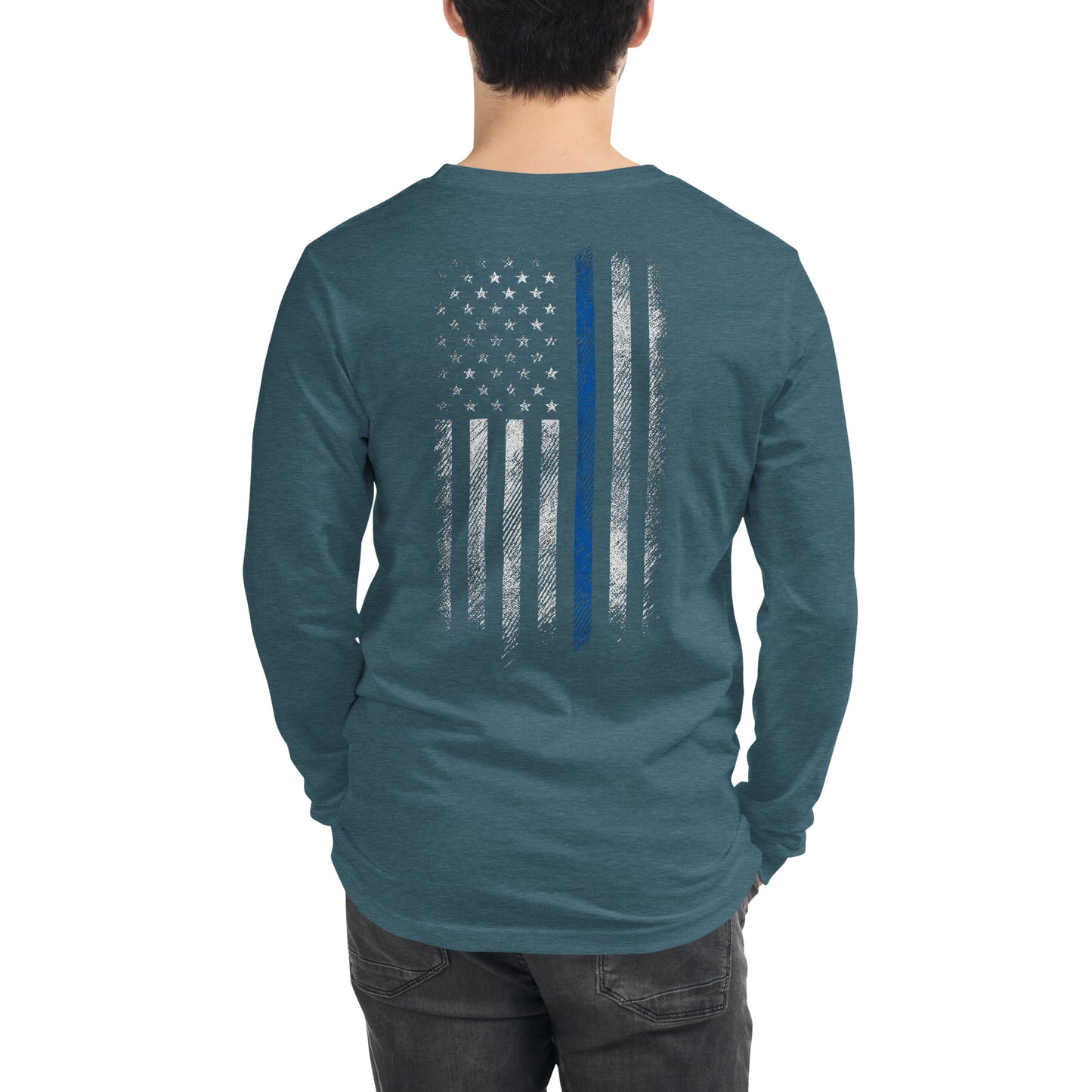 Thin Blue Line Unisex Long Sleeve Tee
