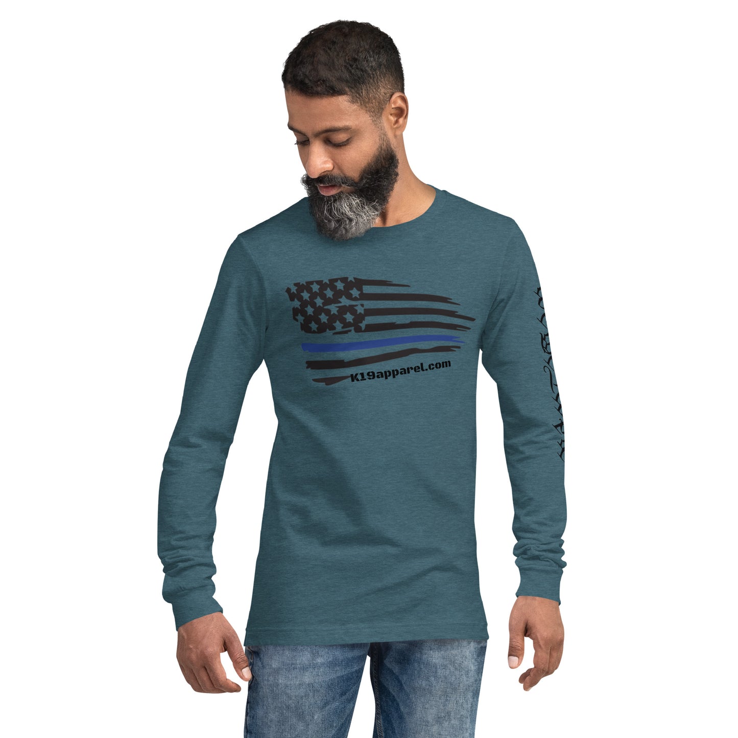 Thin Blue Line Unisex Long Sleeve Tee