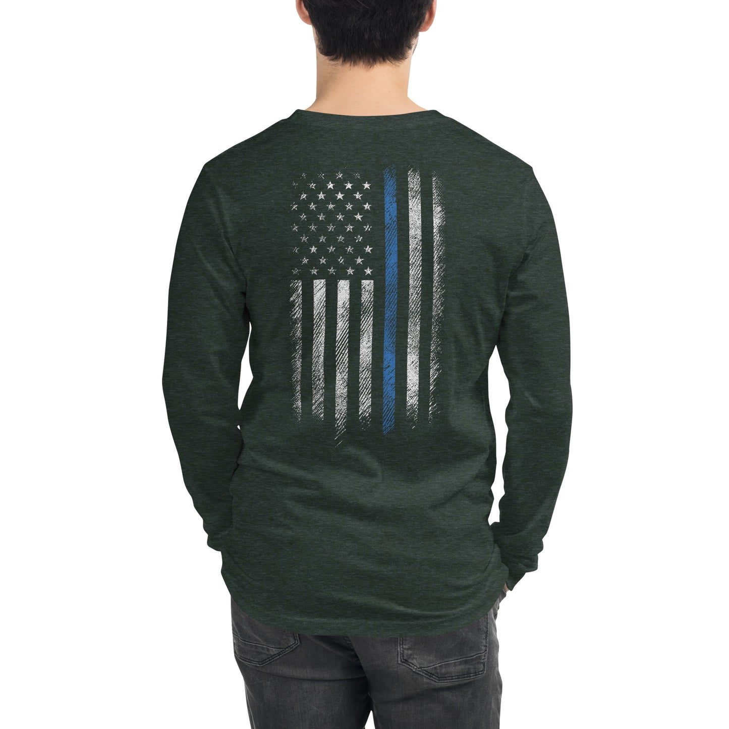 Thin Blue Line Unisex Long Sleeve Tee