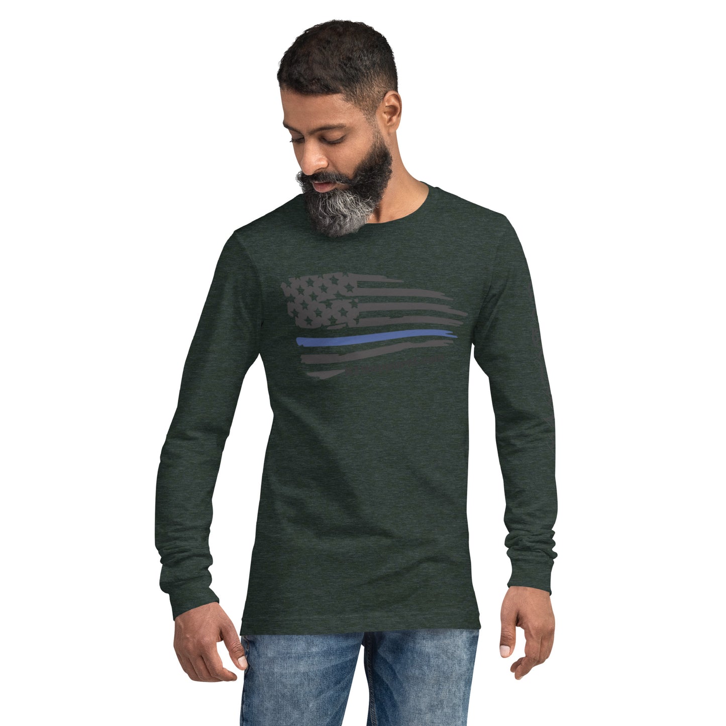 Thin Blue Line Unisex Long Sleeve Tee
