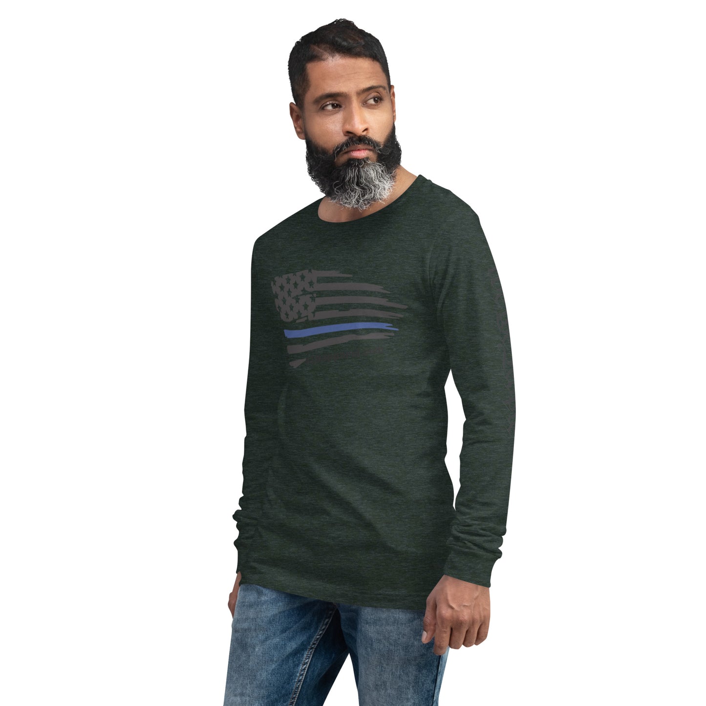 Thin Blue Line Unisex Long Sleeve Tee