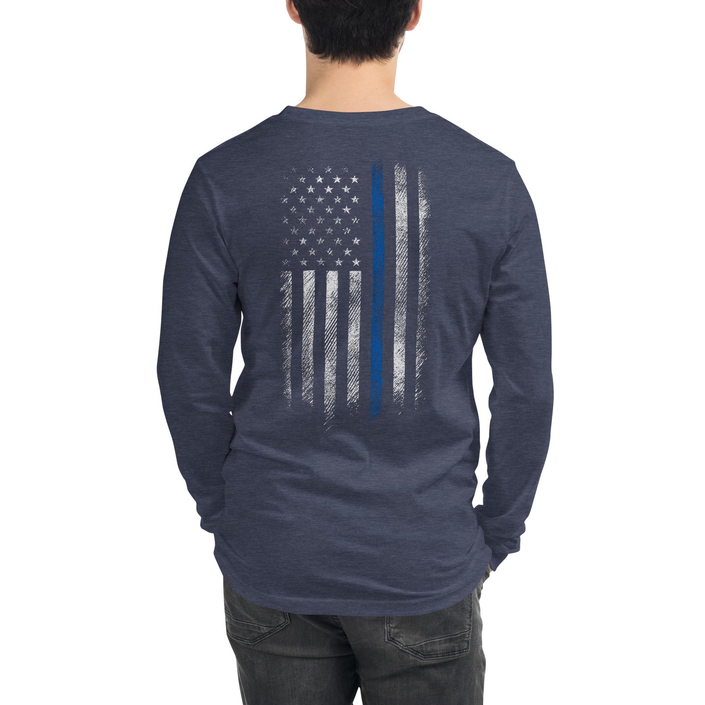 Thin Blue Line Unisex Long Sleeve Tee