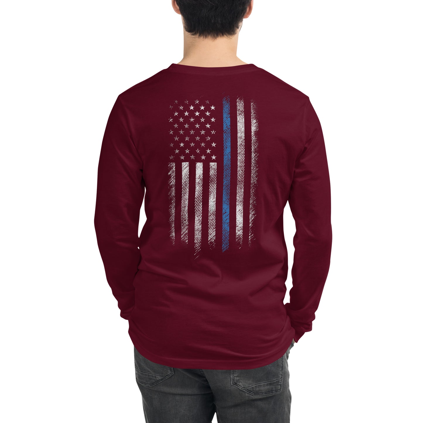 Thin Blue Line Unisex Long Sleeve Tee