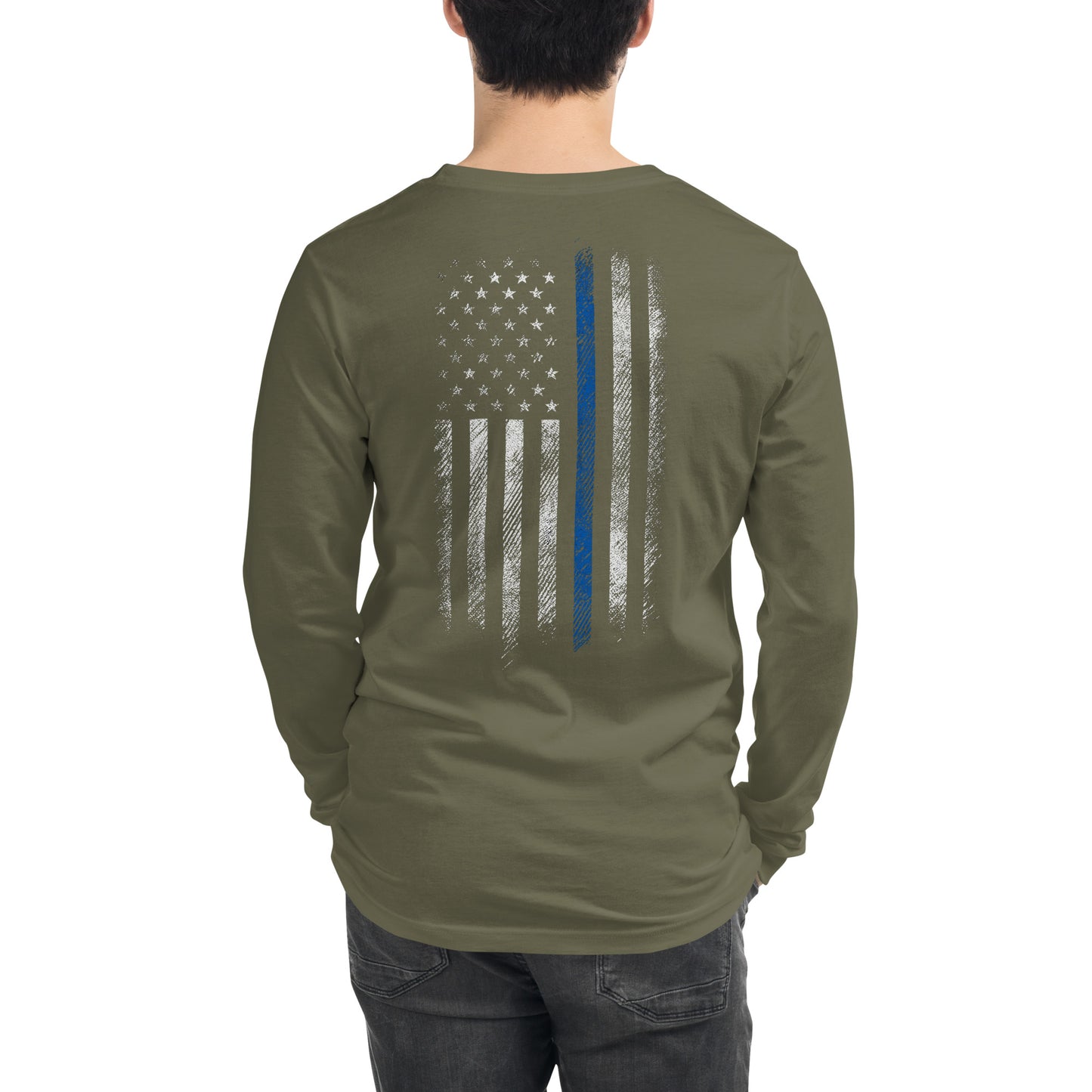 Thin Blue Line Unisex Long Sleeve Tee