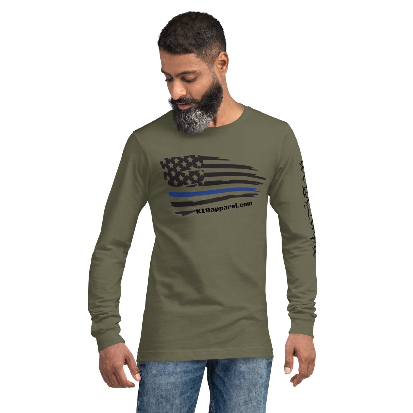 Thin Blue Line Unisex Long Sleeve Tee