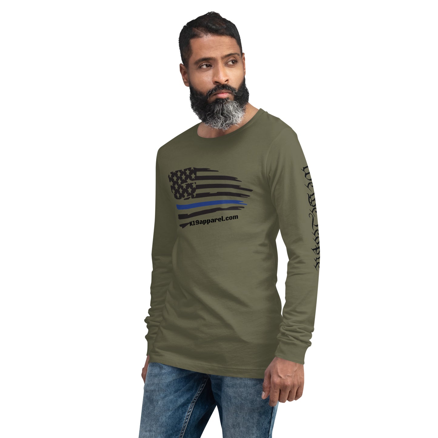 Thin Blue Line Unisex Long Sleeve Tee