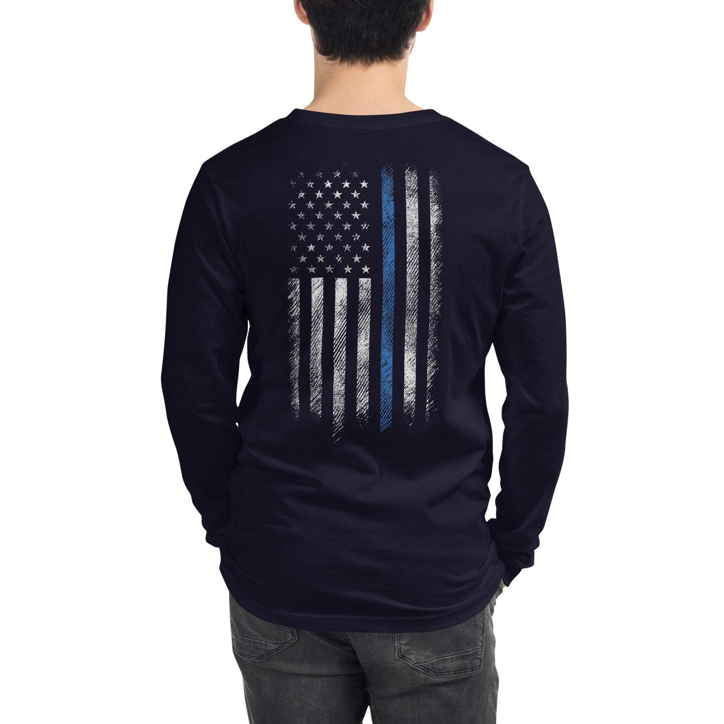 Thin Blue Line Unisex Long Sleeve Tee