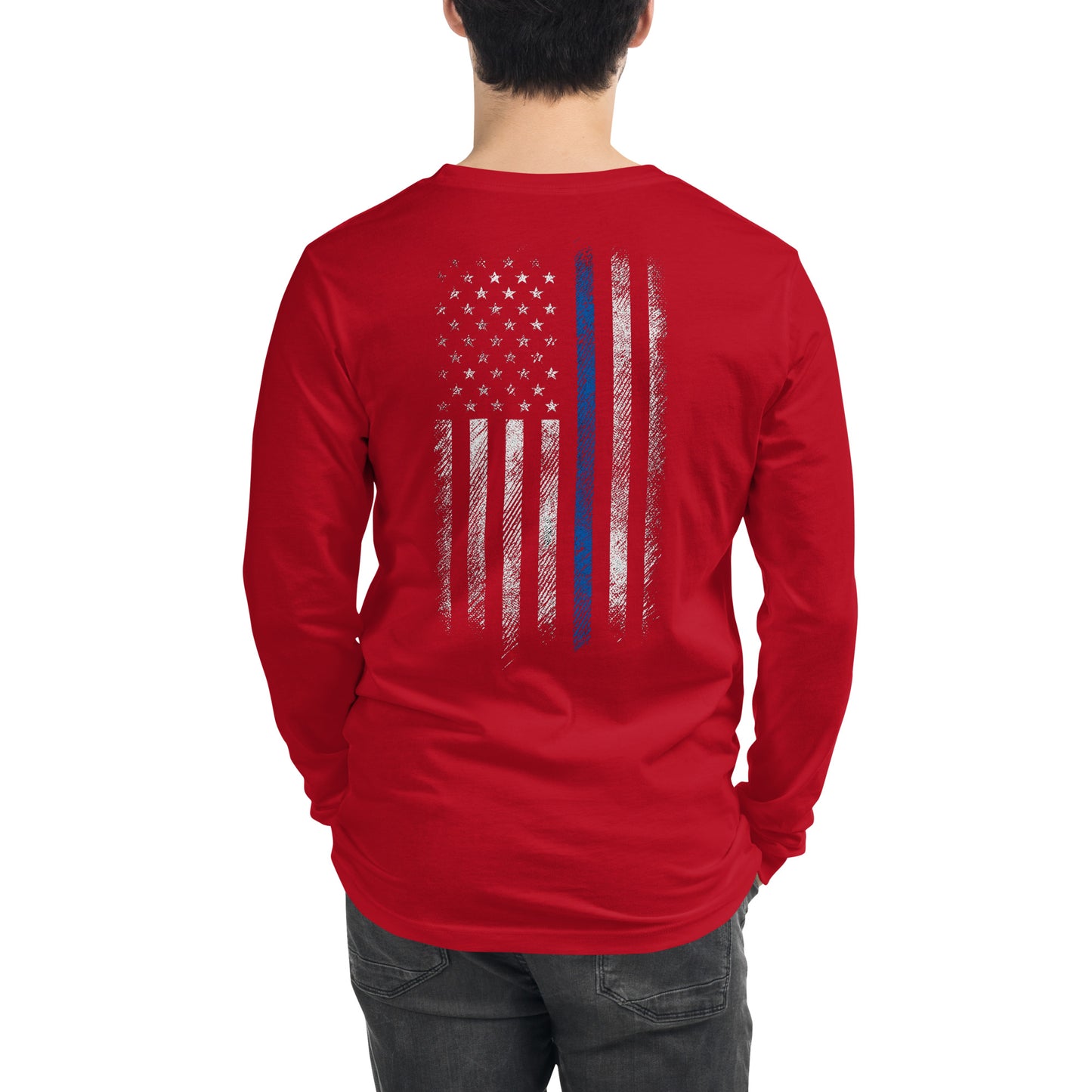 Thin Blue Line Unisex Long Sleeve Tee