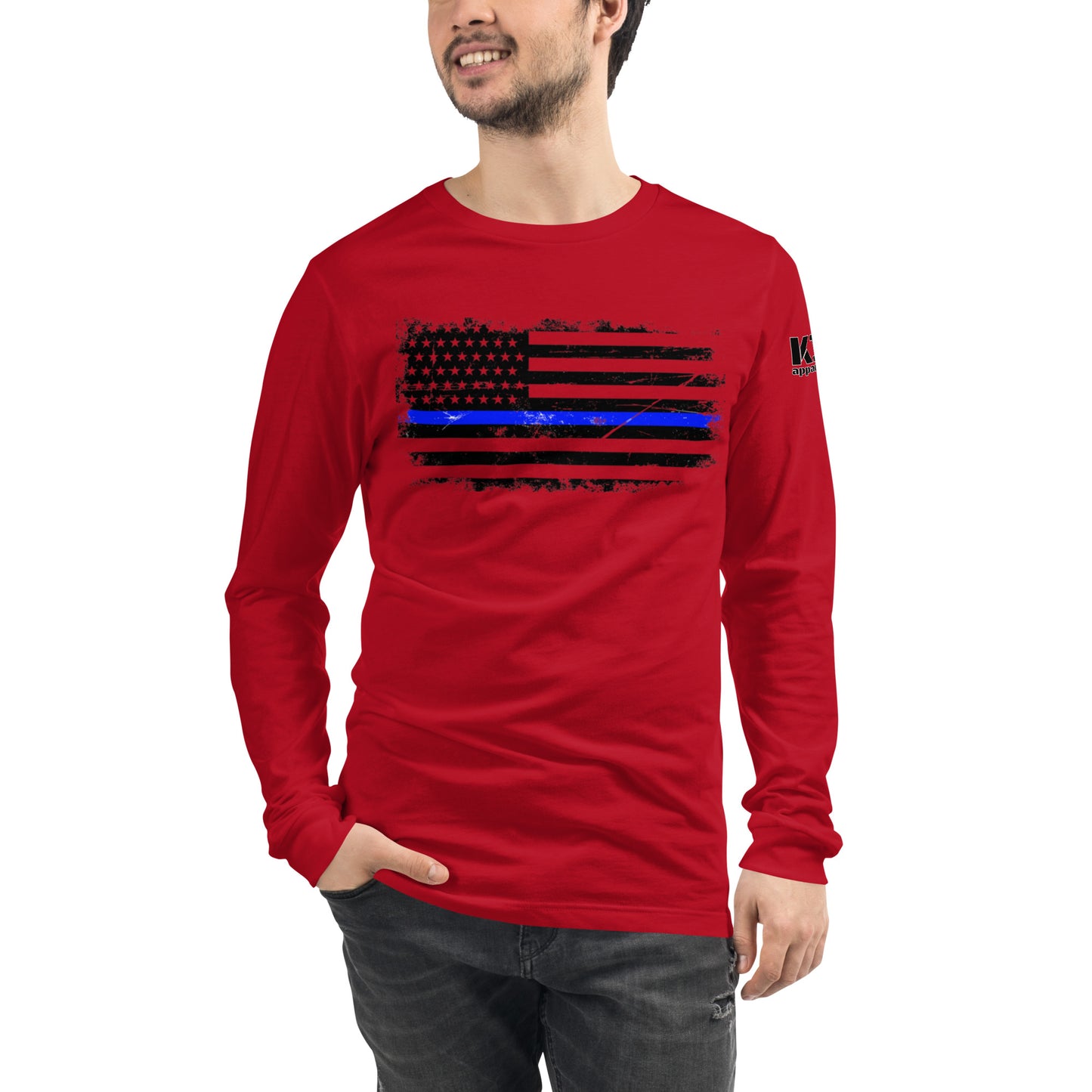 Thin Blue Line Unisex Long Sleeve Tee