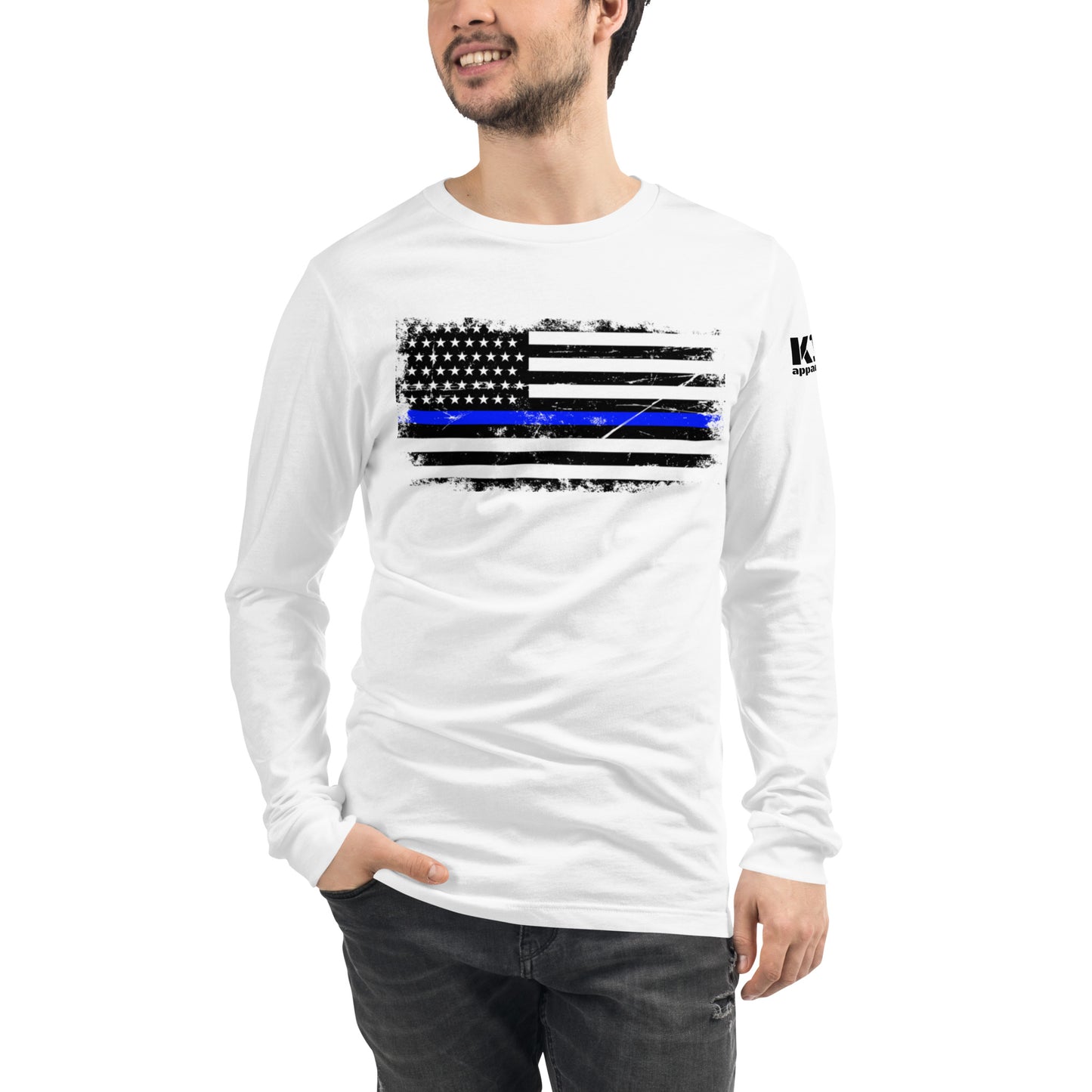 Thin Blue Line Unisex Long Sleeve Tee