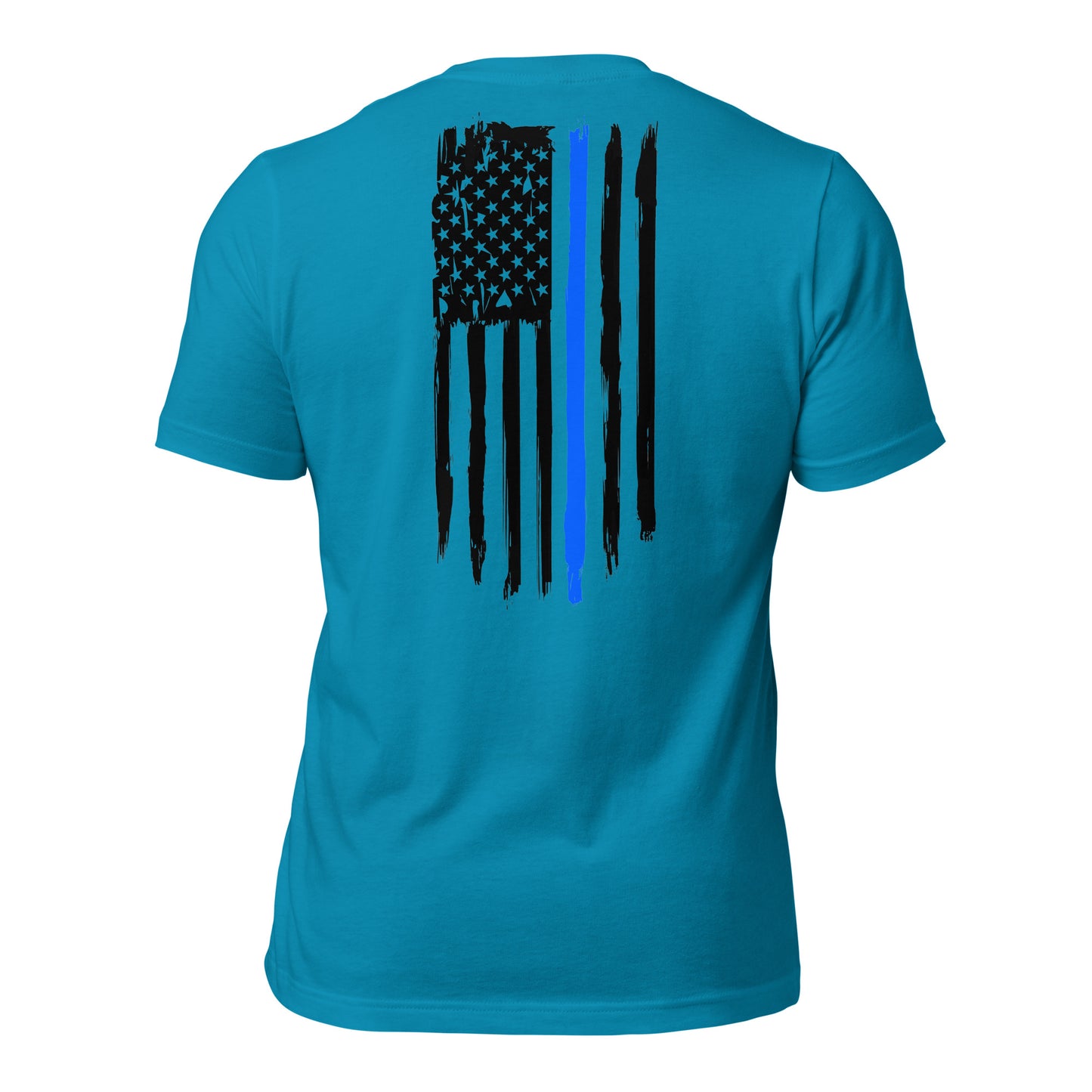 Vertical Blue Line Flag t-shirt