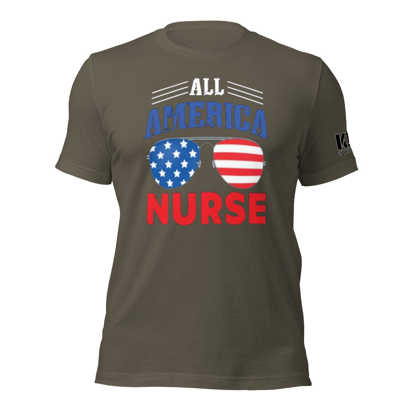 All American Nurse t-shirt