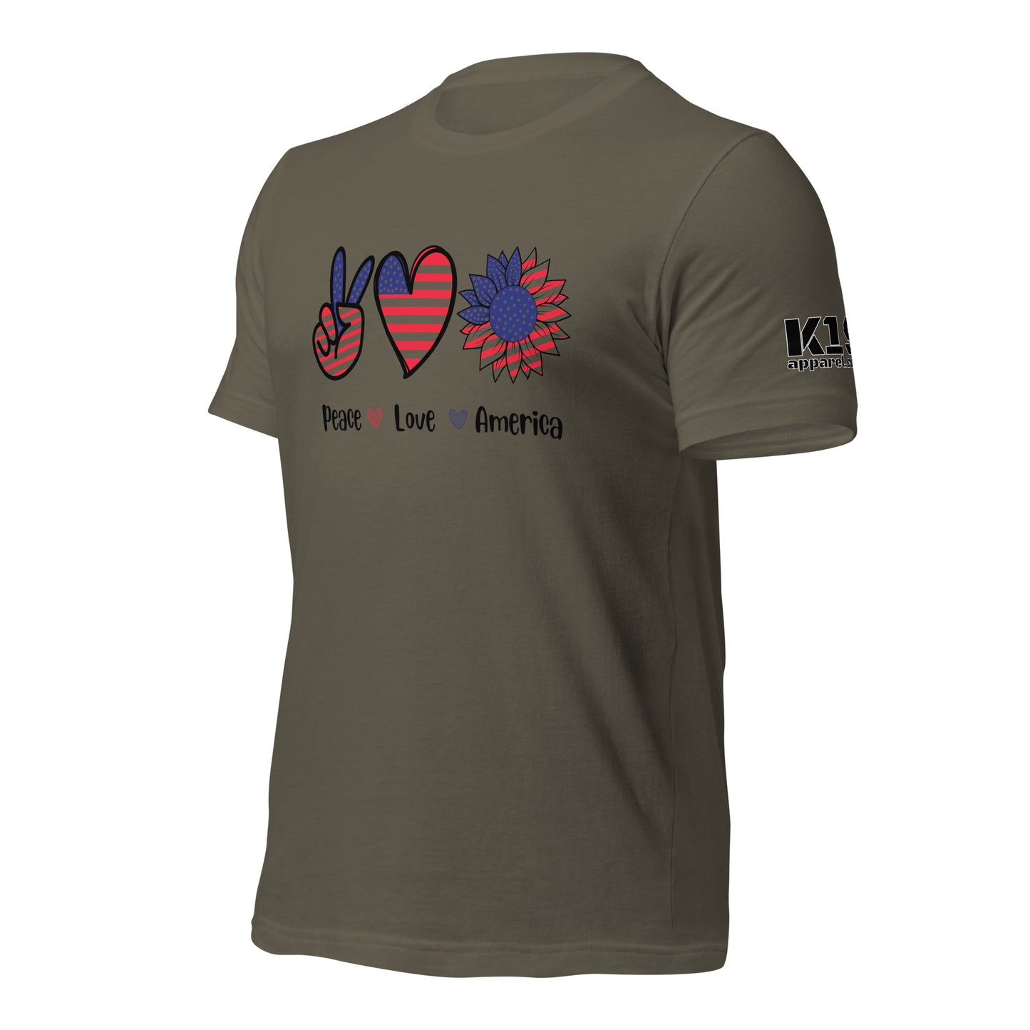 Peace Love and America t-shirt