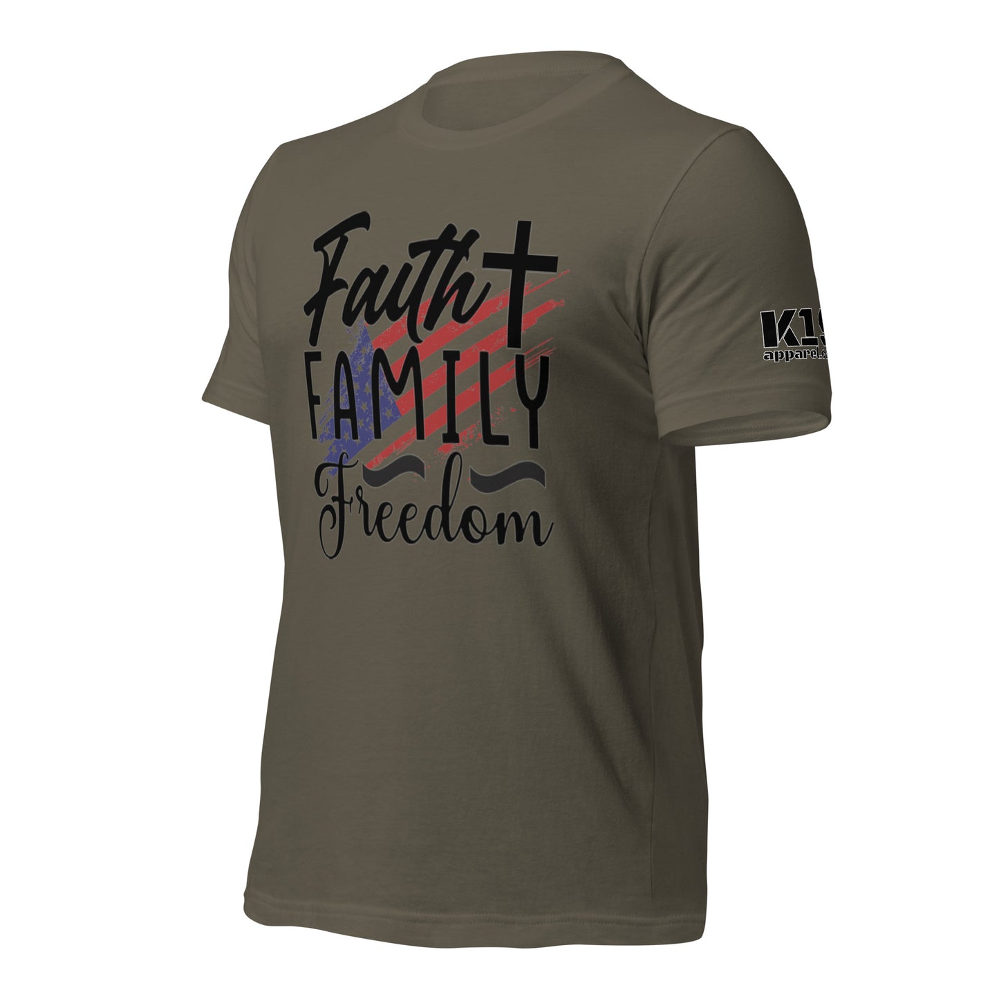 Faith Family Freedom t-shirt