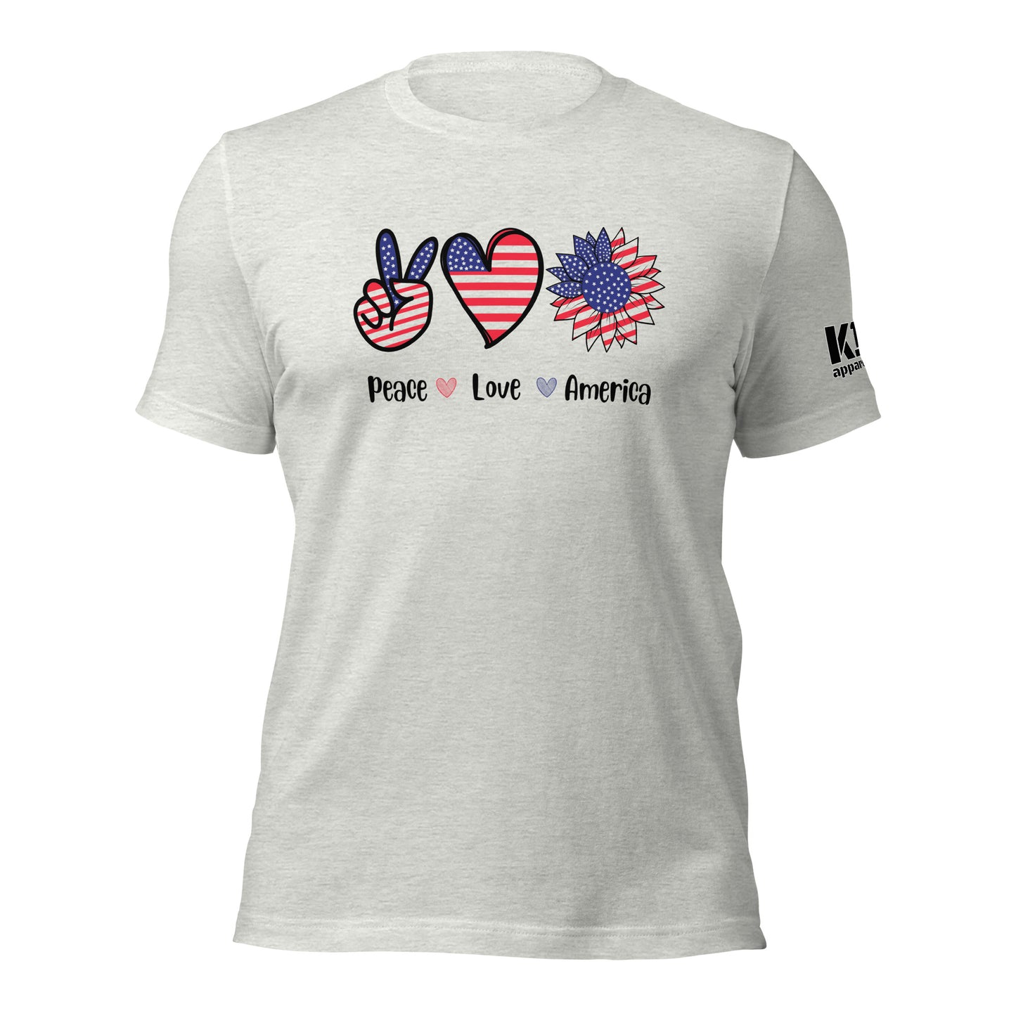 Peace Love and America t-shirt