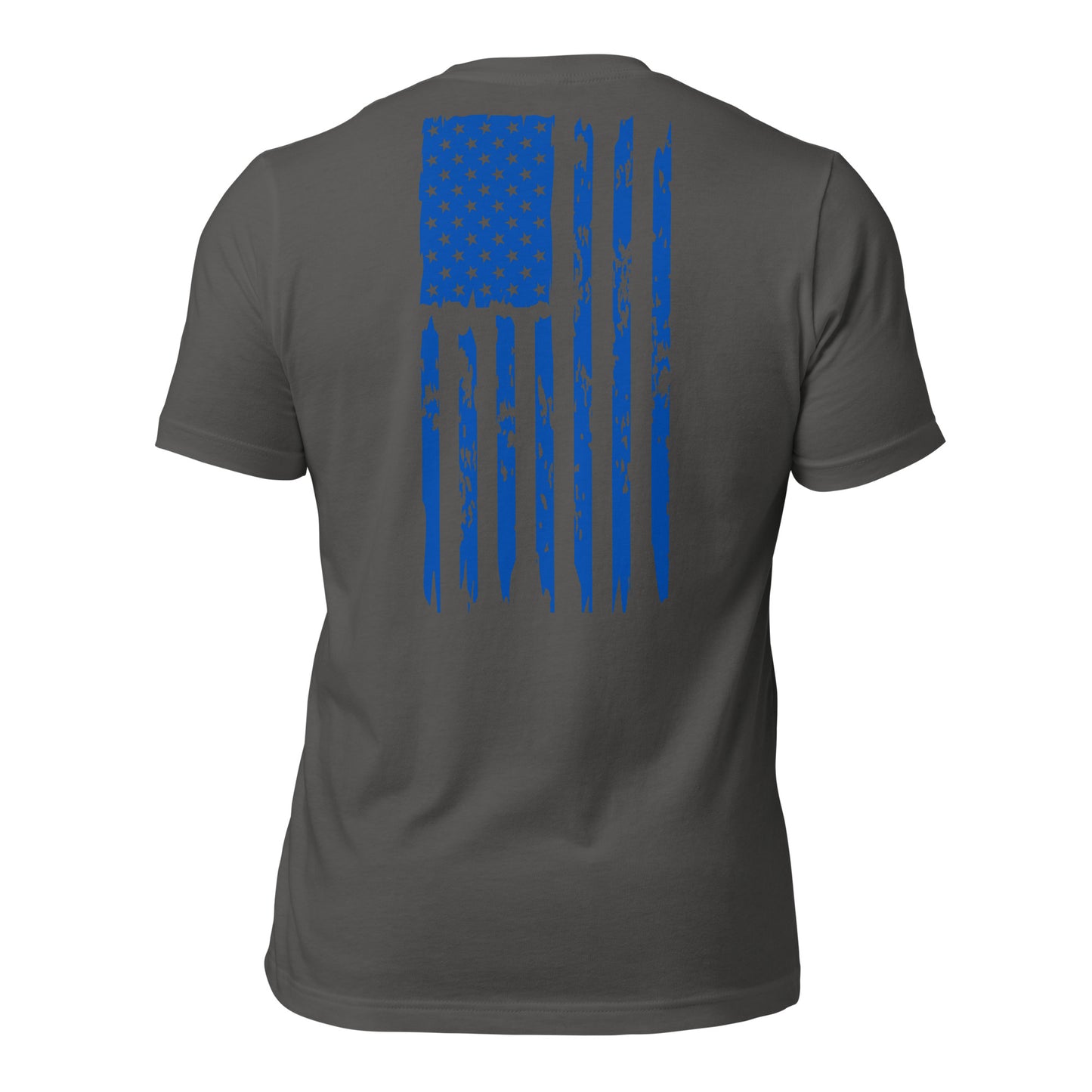 Blue vertical flag t-shirt