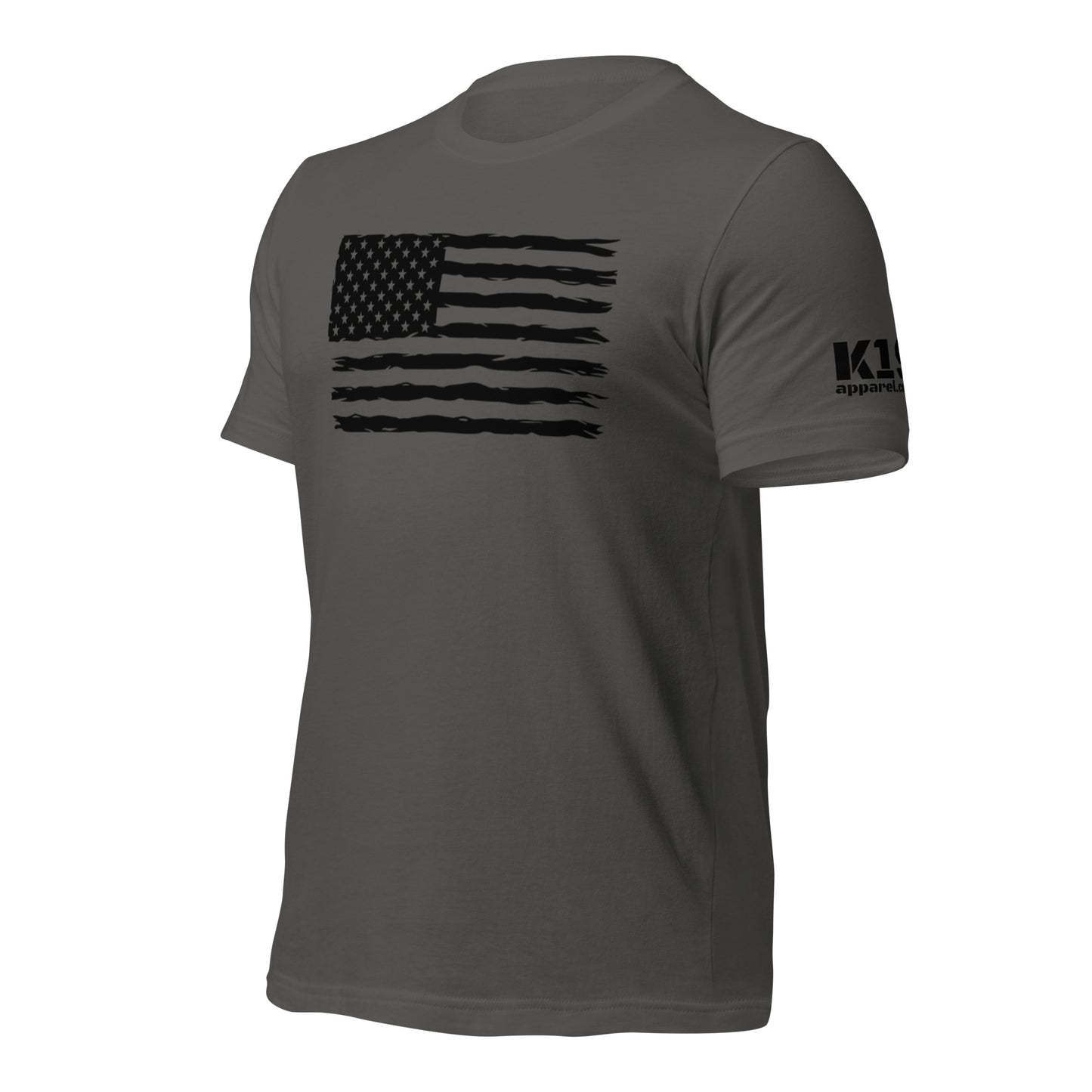 Black flag w/ K19 arm logo t-shirt