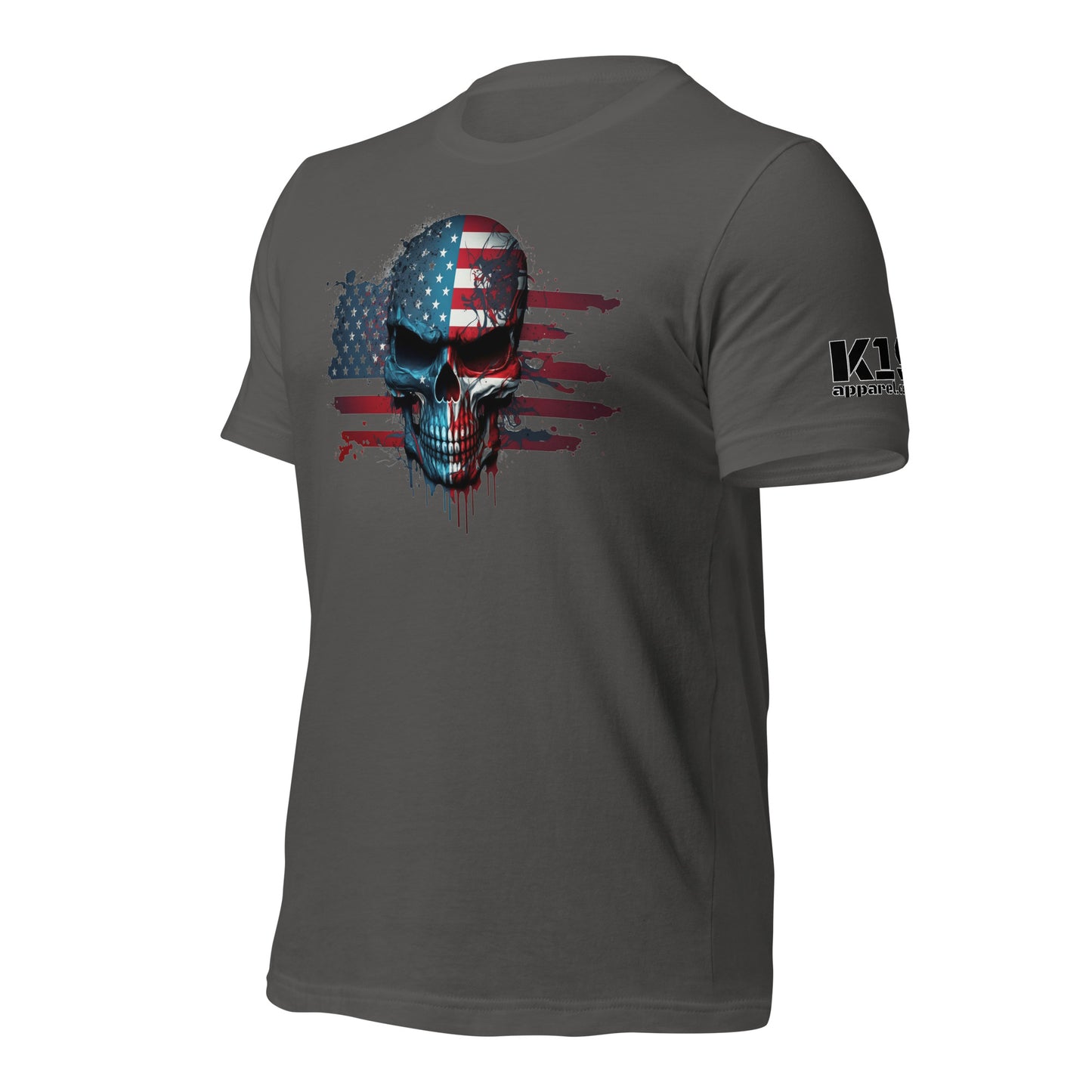 Skull over Flag t-shirt