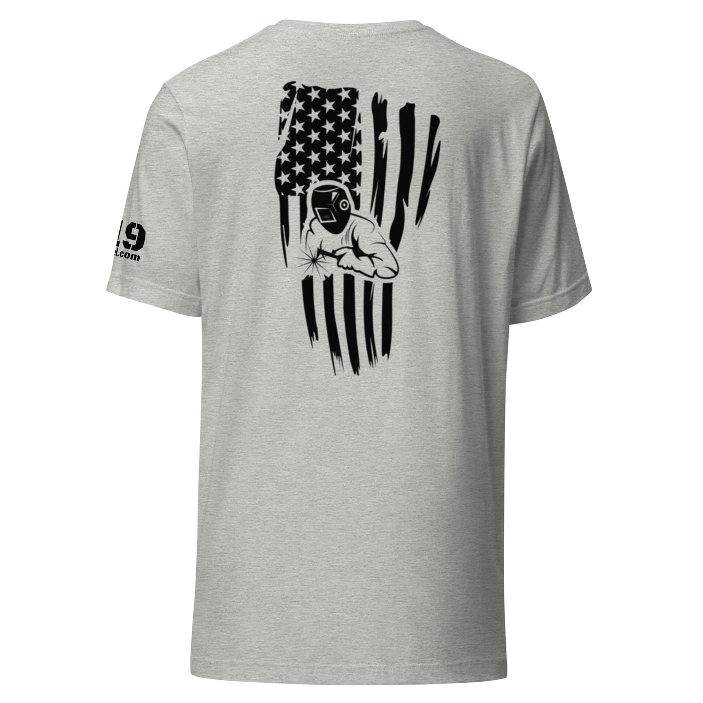 Welder flag t-shirt