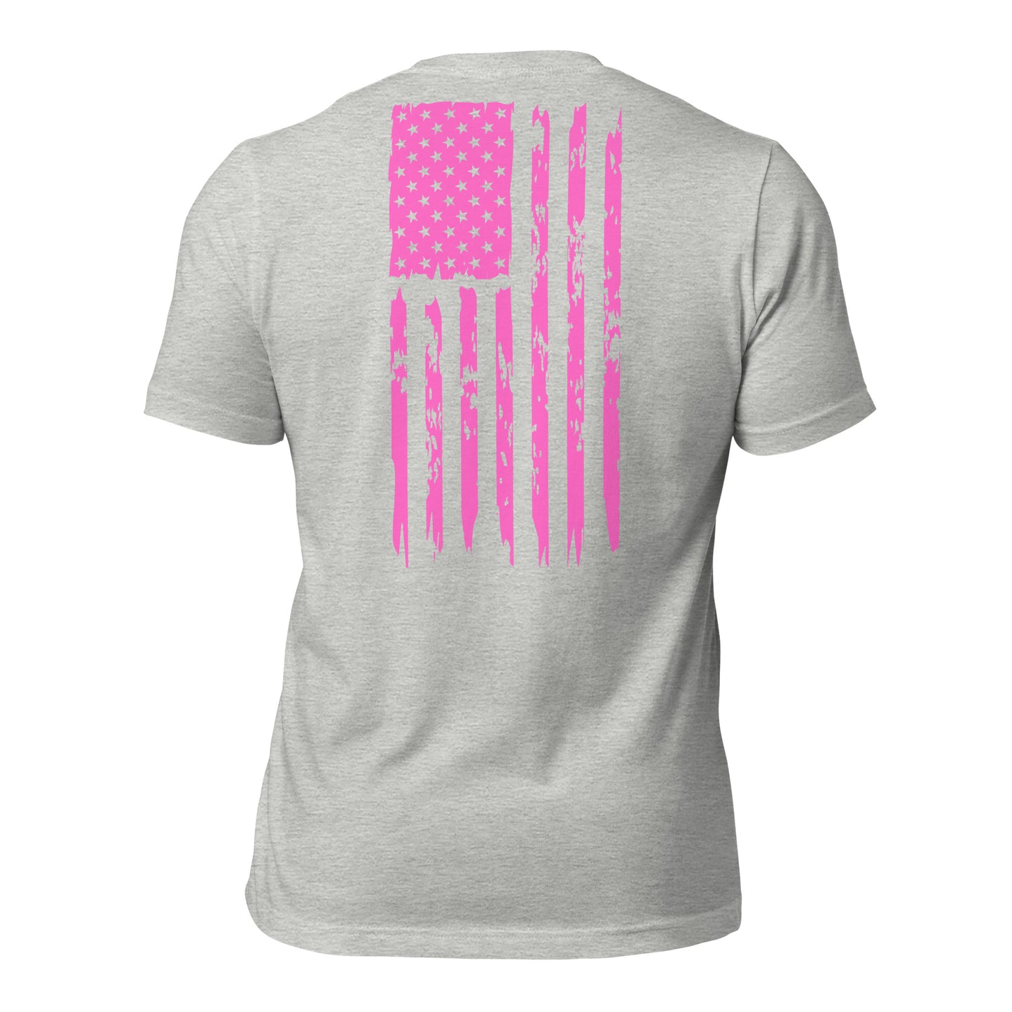 Pink Vertical flag t-shirt