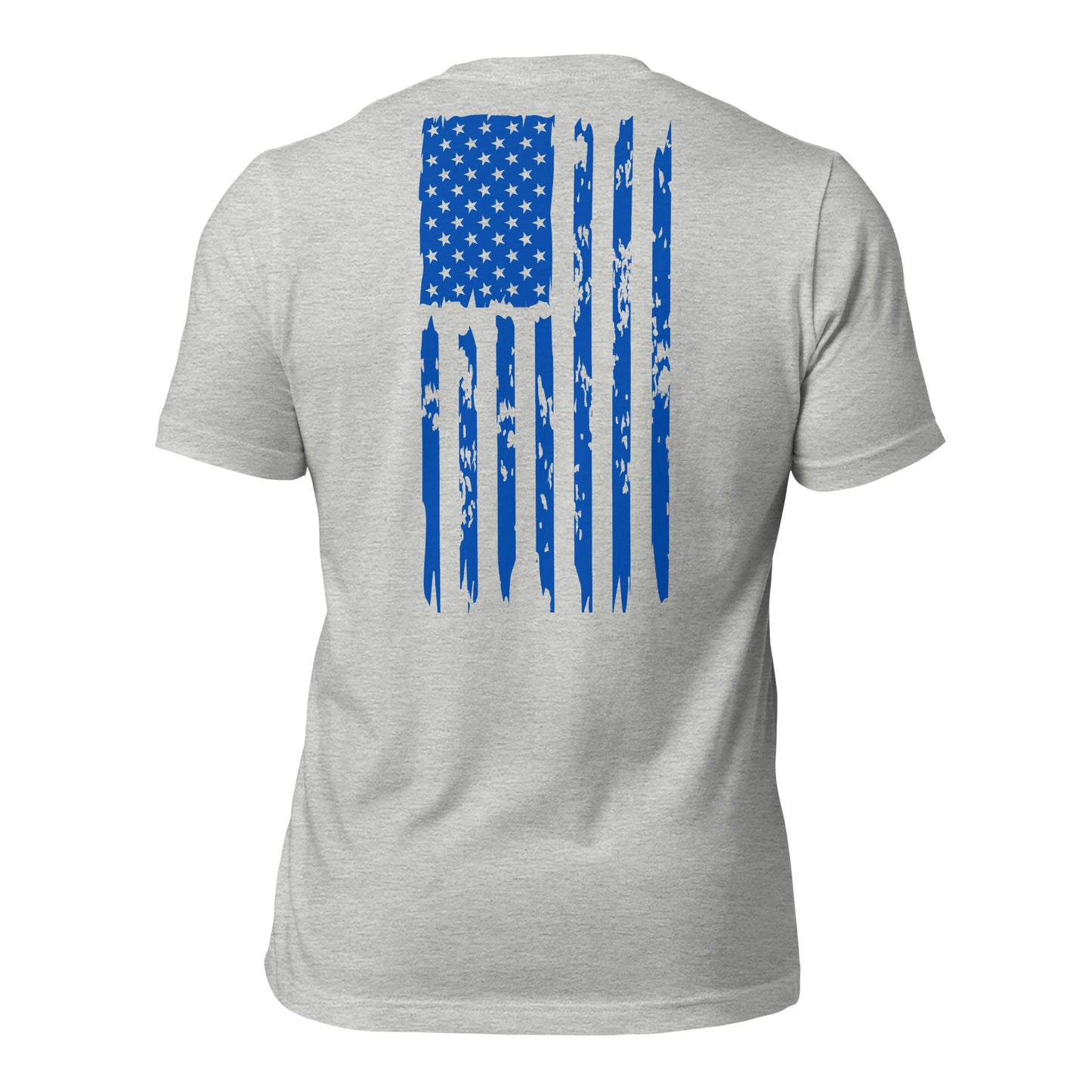 Blue vertical flag t-shirt