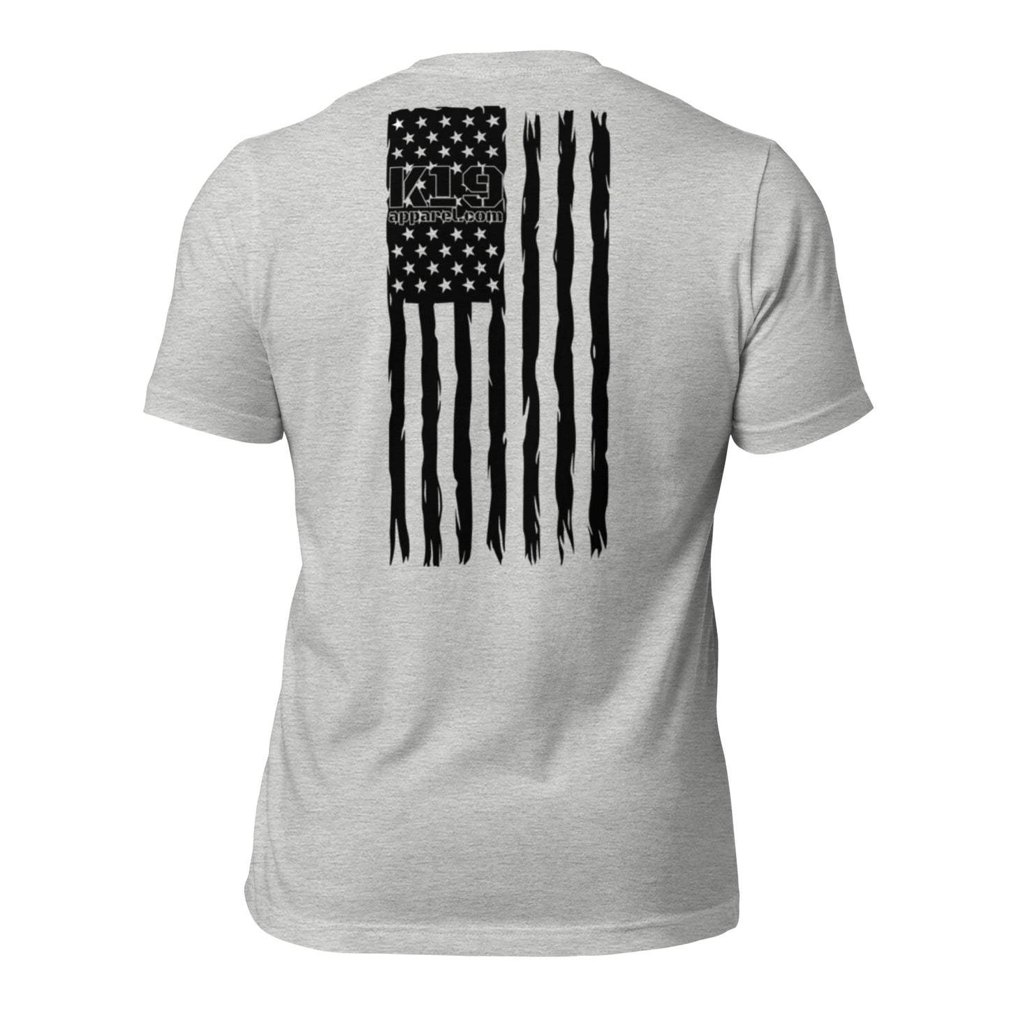 Vertical Flag w/ K19 Arm logo t-shirt