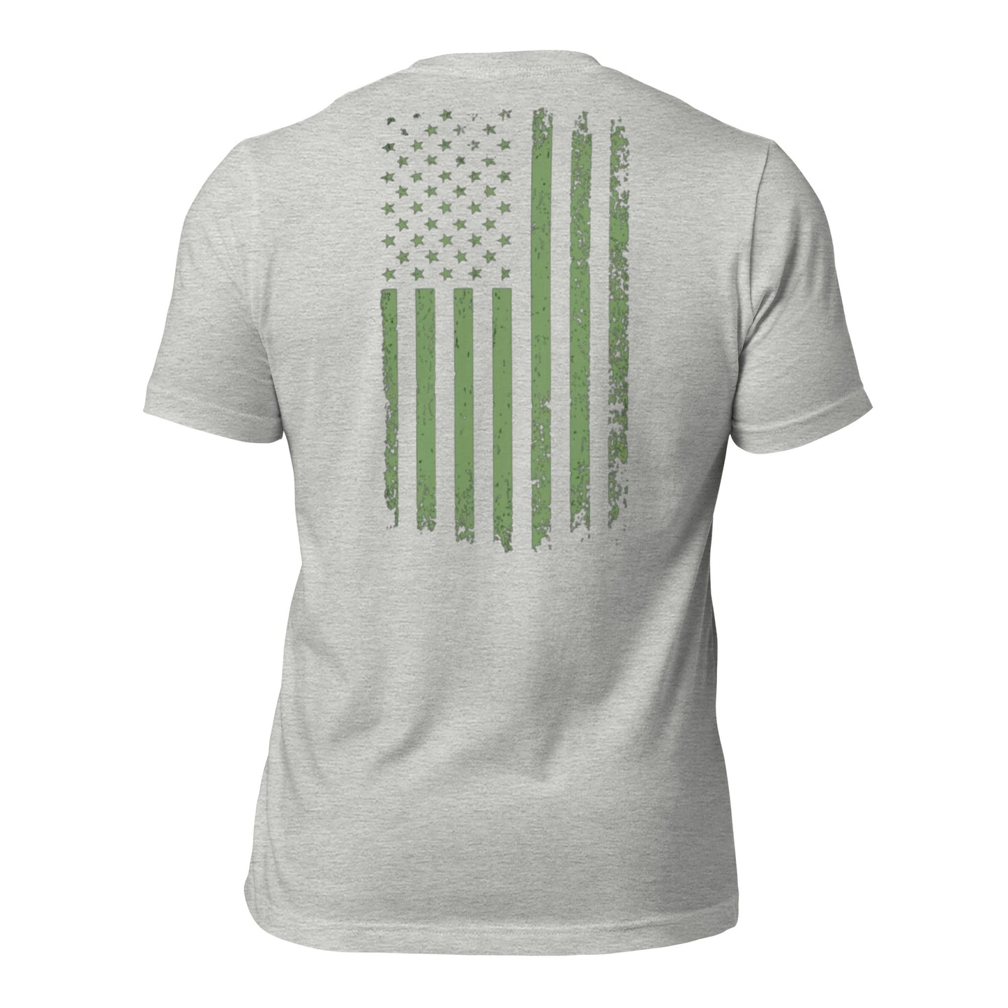 Rustic green flag t-shirt