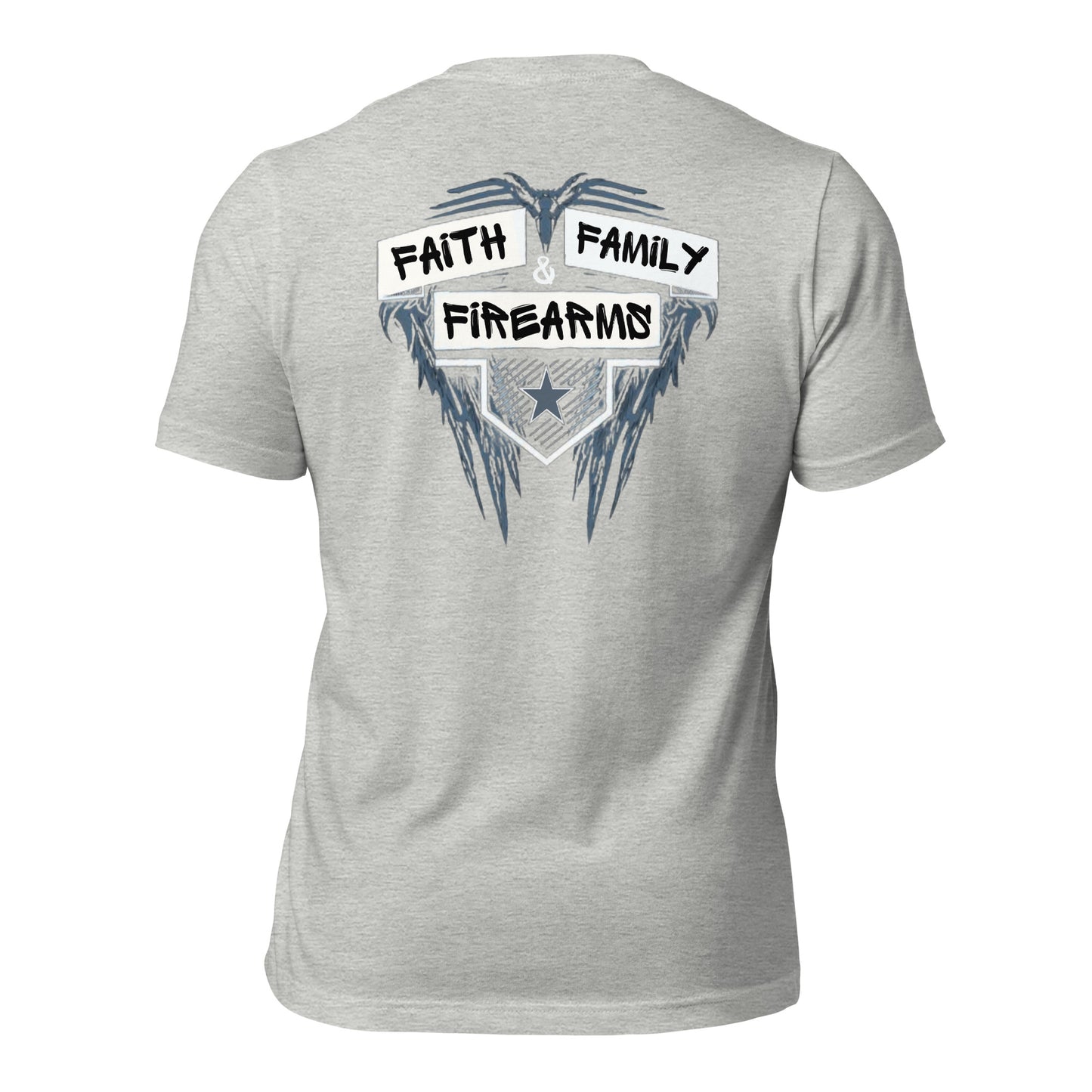 Faith Family and Firearms t-shirt