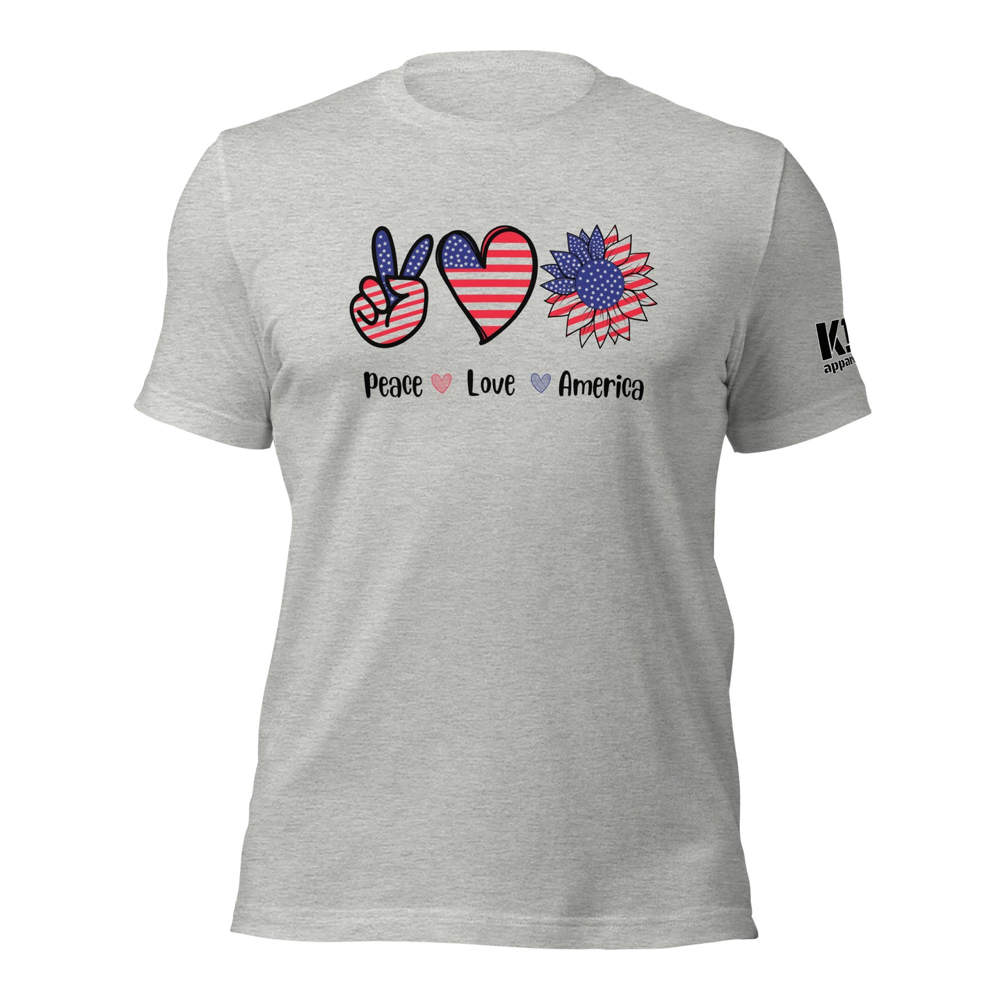 Peace Love and America t-shirt