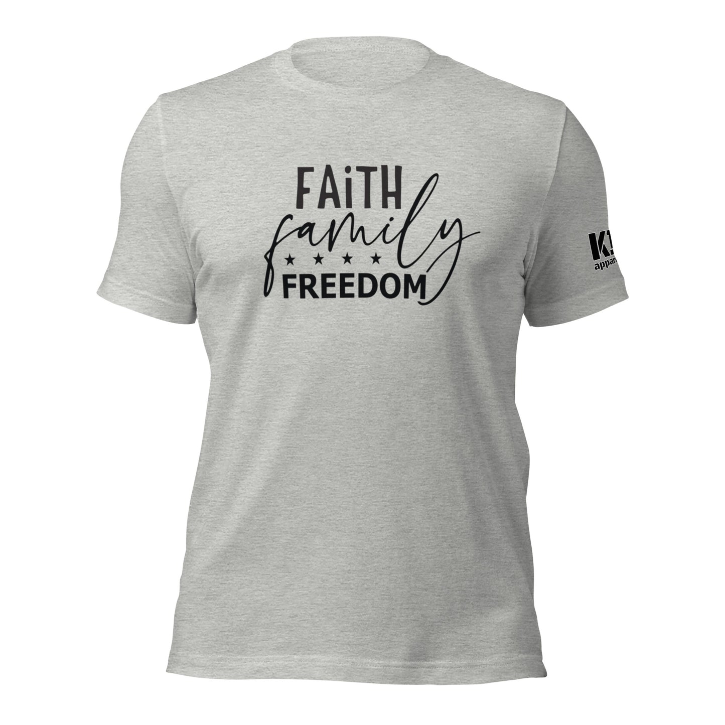 Faith Family Freedom t-shirt