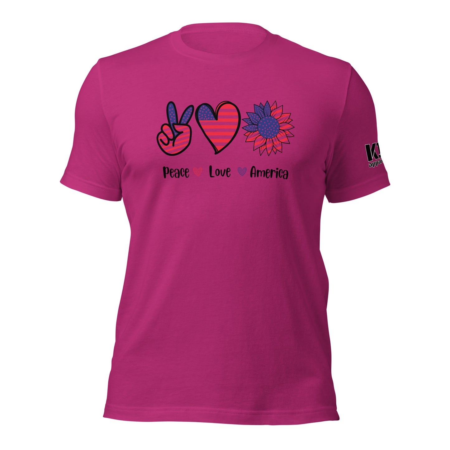 Peace Love and America t-shirt