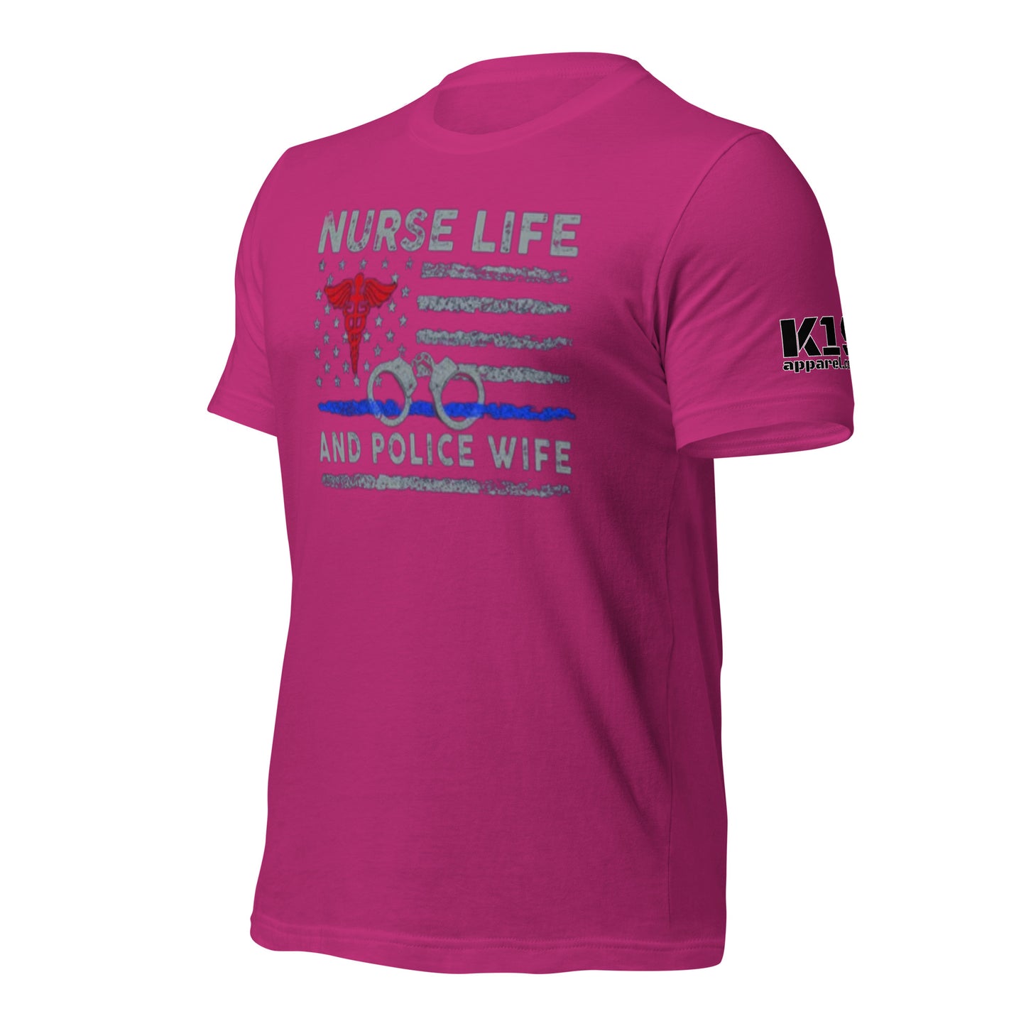Nurse Life Police Wife t-shirt