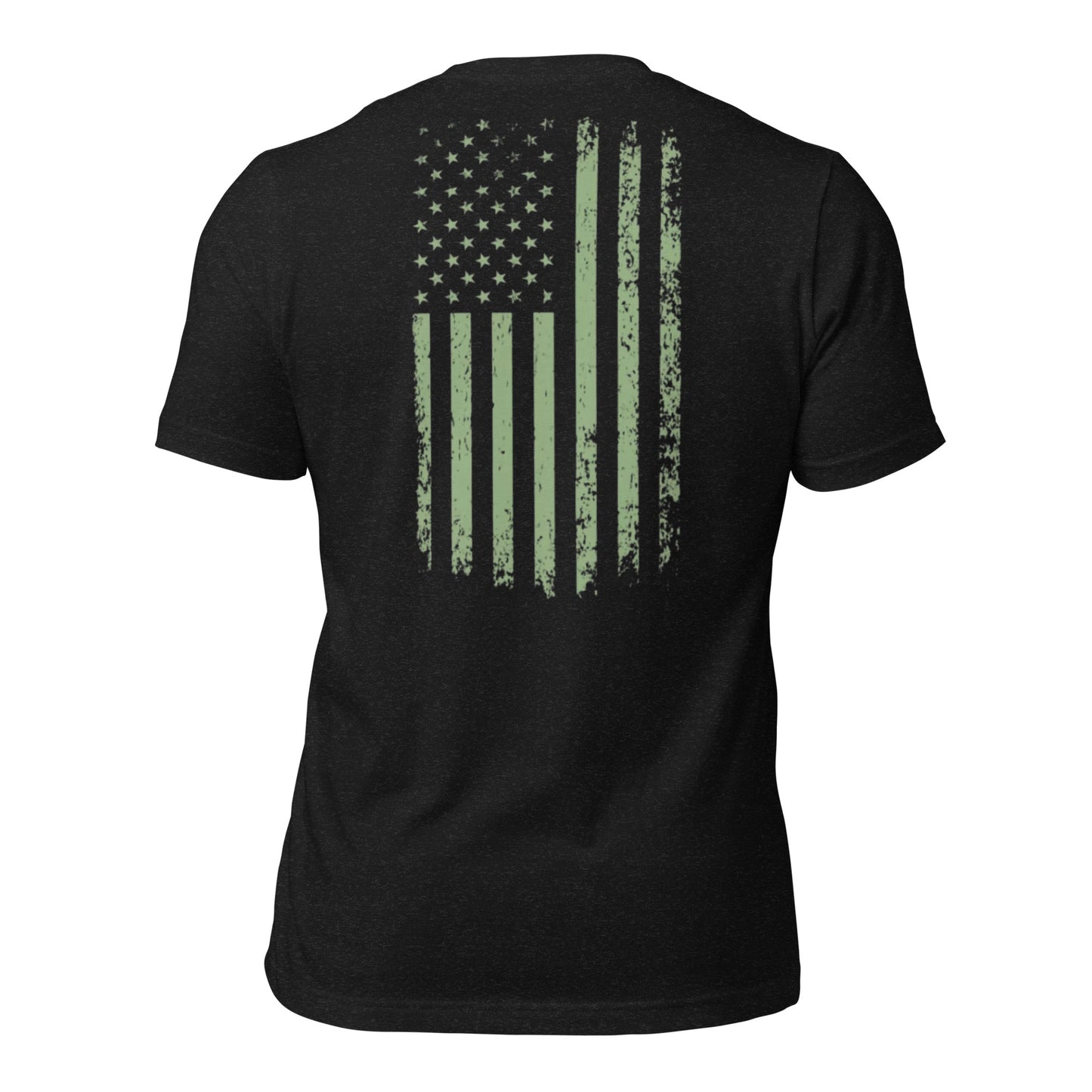 Rustic green flag t-shirt